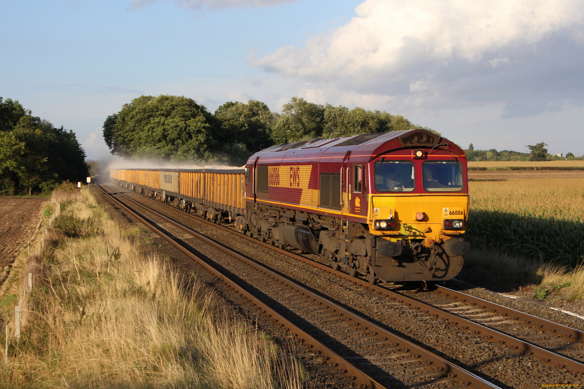 техника, поезда, дорога, состав, локомотив, железная, рельсы