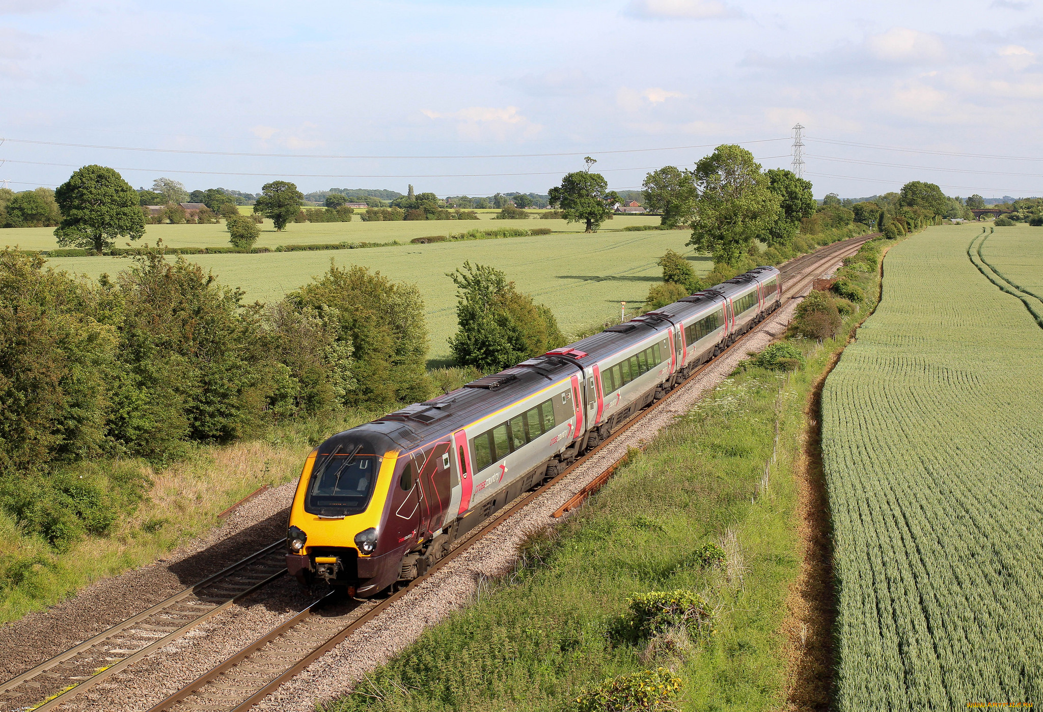 техника, поезда, состав, рельсы, локомотив, дорога, железная