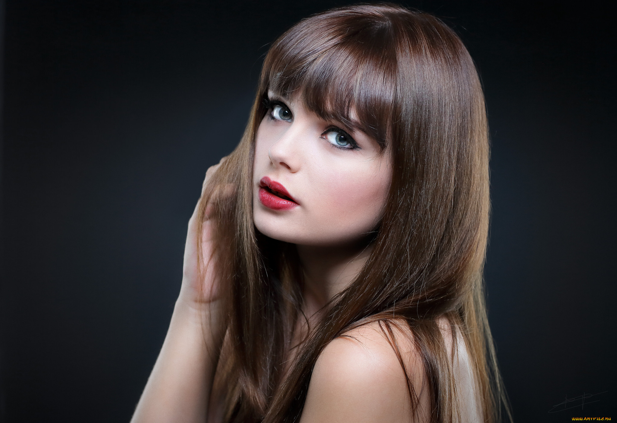 девушки, -unsort, , брюнетки, , шатенки, взгляд, лицо