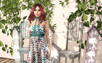 Картинка 3д+графика люди+ people фон взгляд девушка рыжая