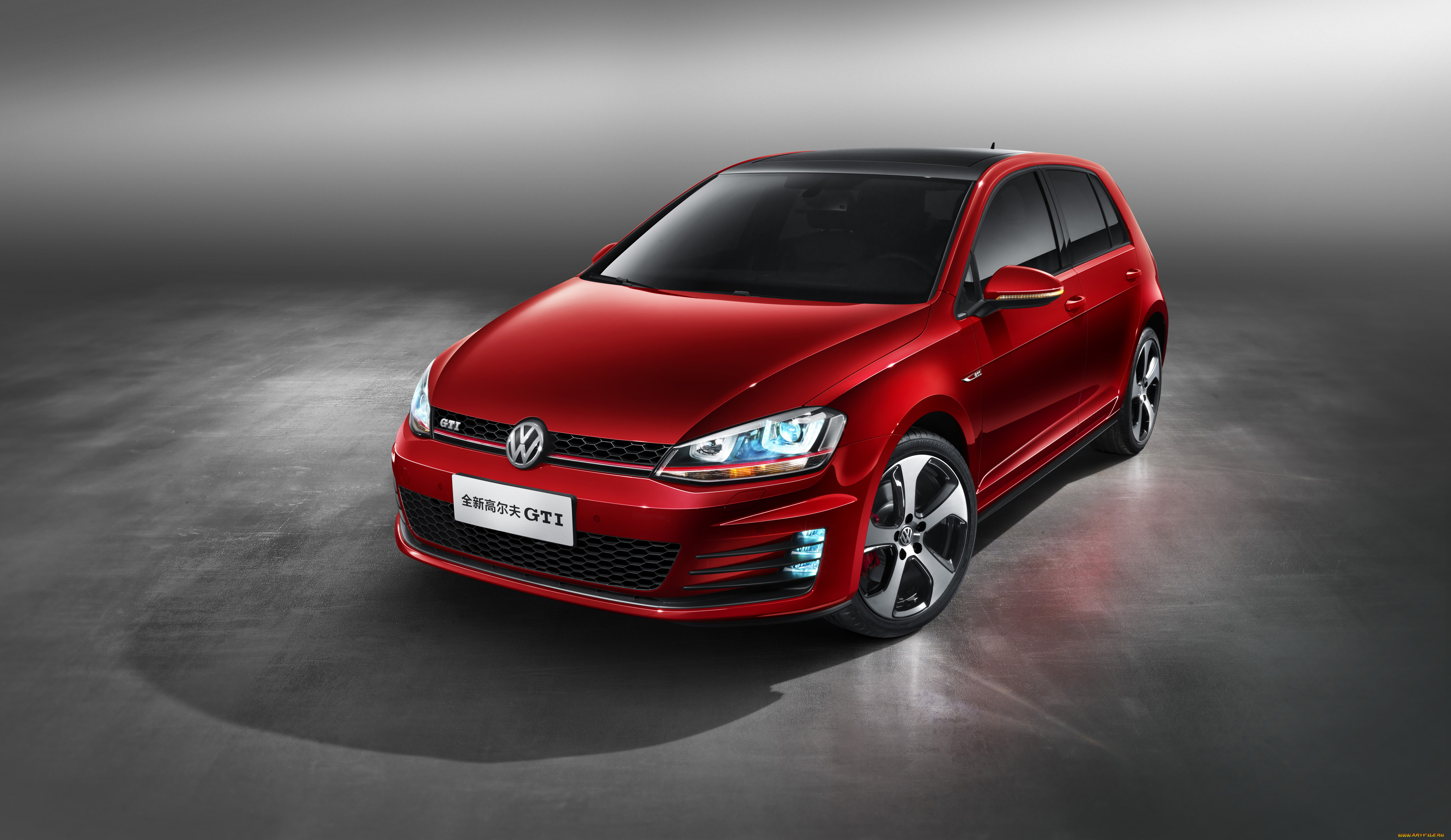 автомобили, volkswagen, gti, golf, cn-spec, красный, 2015г, typ, 5g