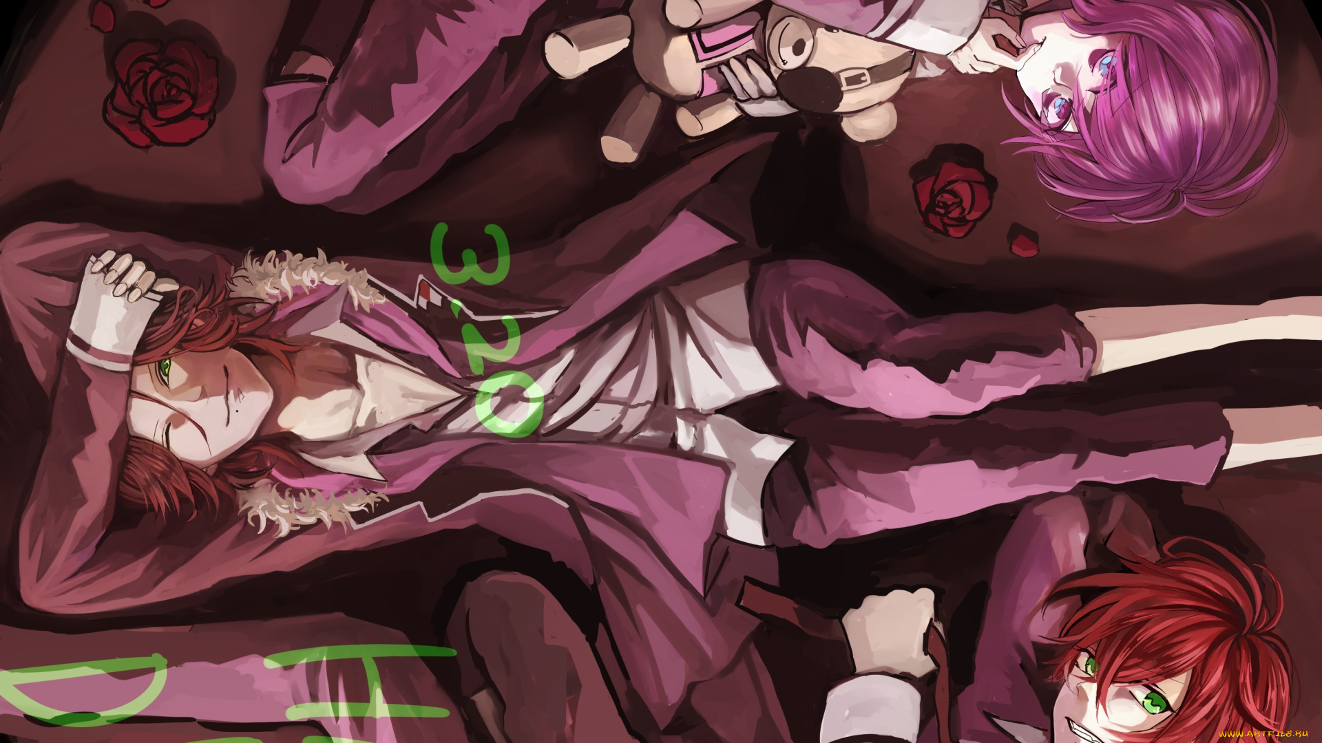 аниме, diabolik, lovers, парни