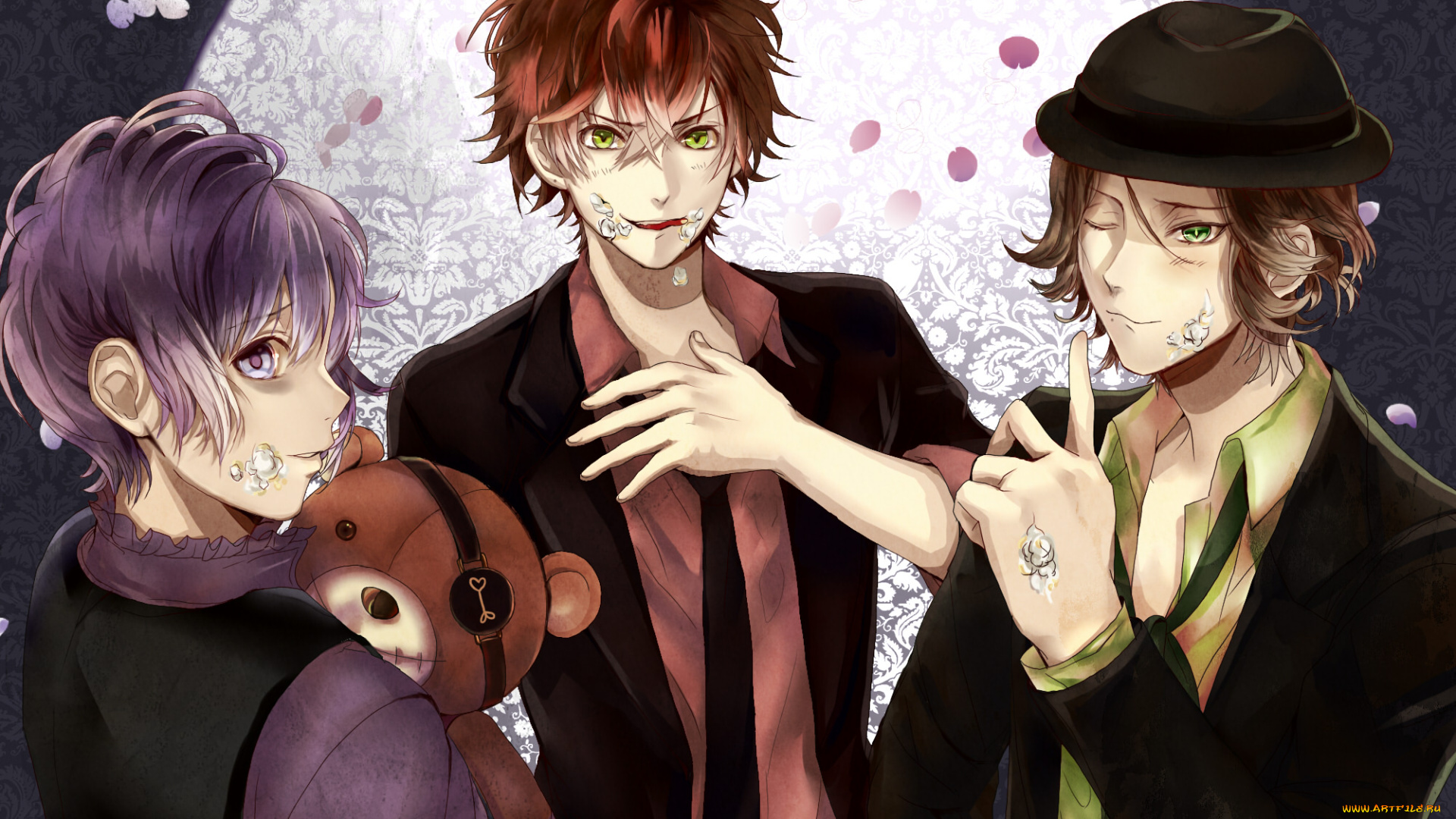 аниме, diabolik, lovers, парни