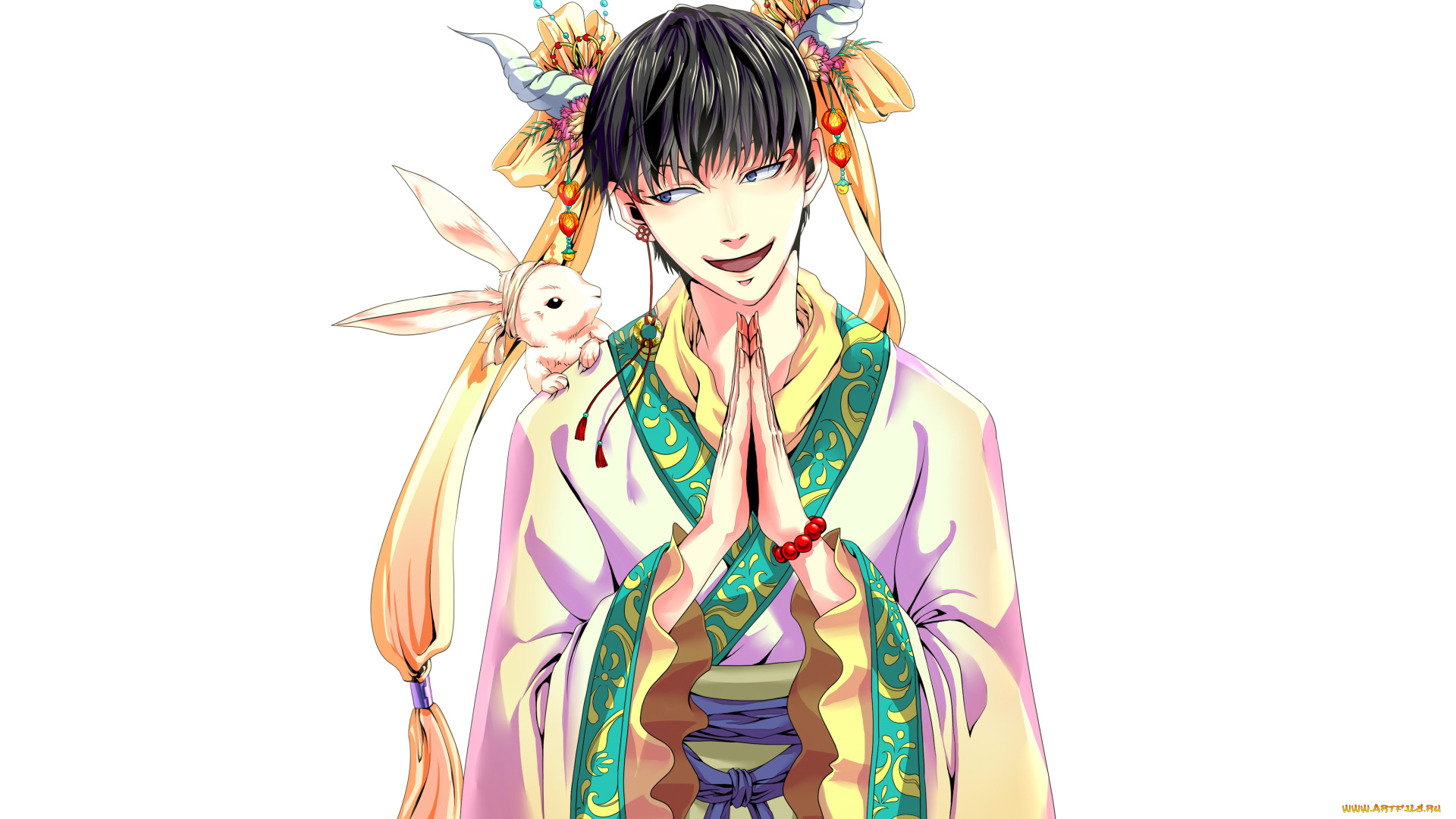 аниме, hoozuki, no, reitetsu, hakutaku