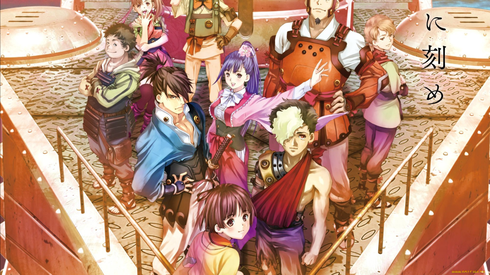 аниме, koutetsujou, no, kabaneri, персонажи