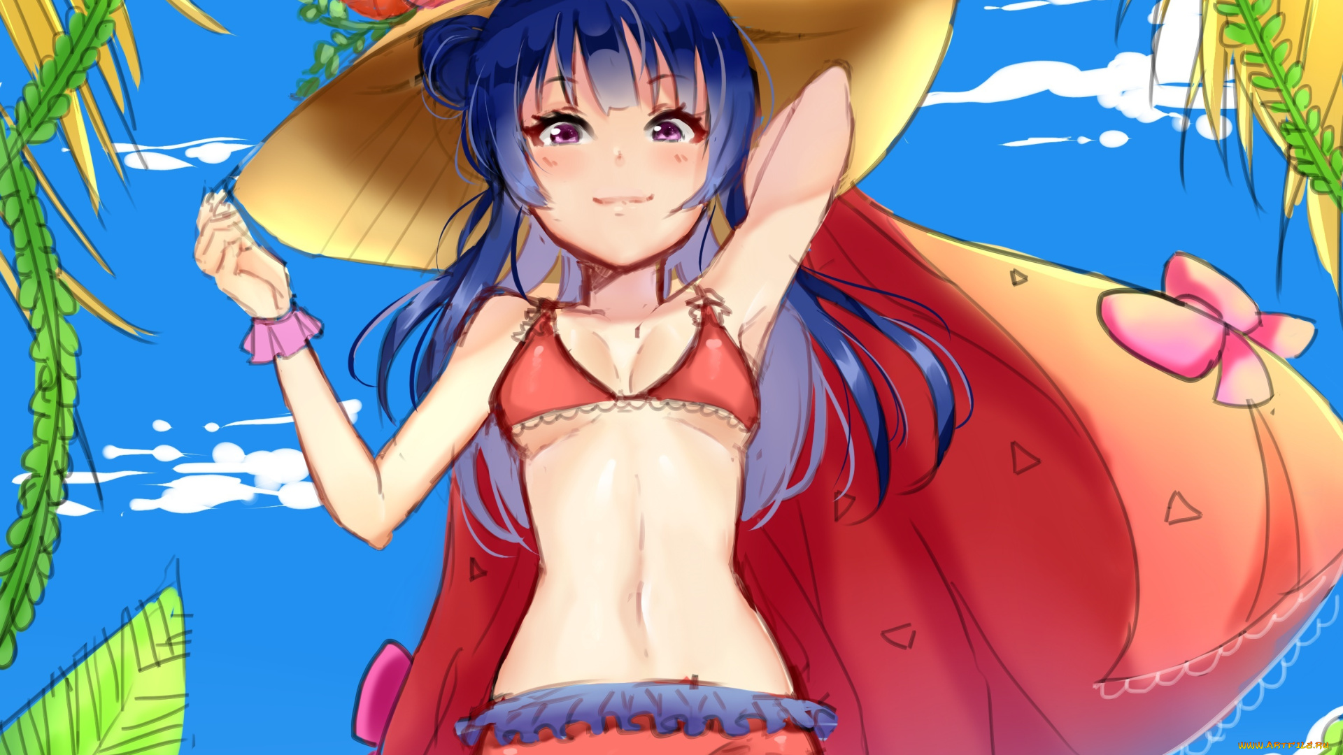 аниме, love, live, , school, idol, project, девушка