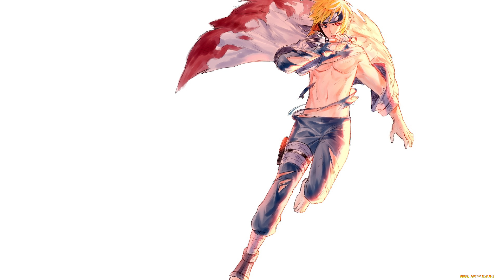 аниме, naruto, namikaze, minato