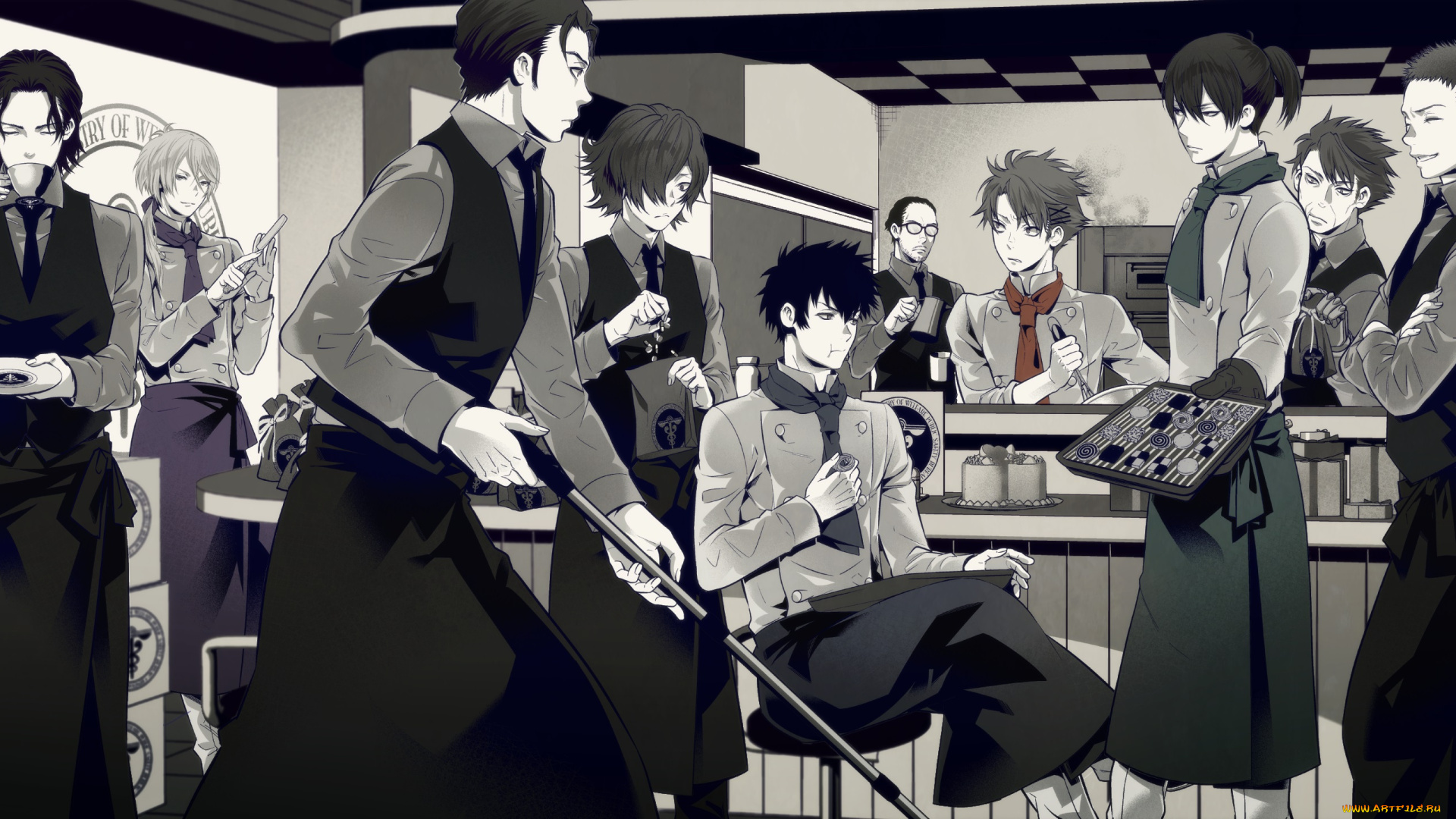 аниме, psycho-pass, персонажи