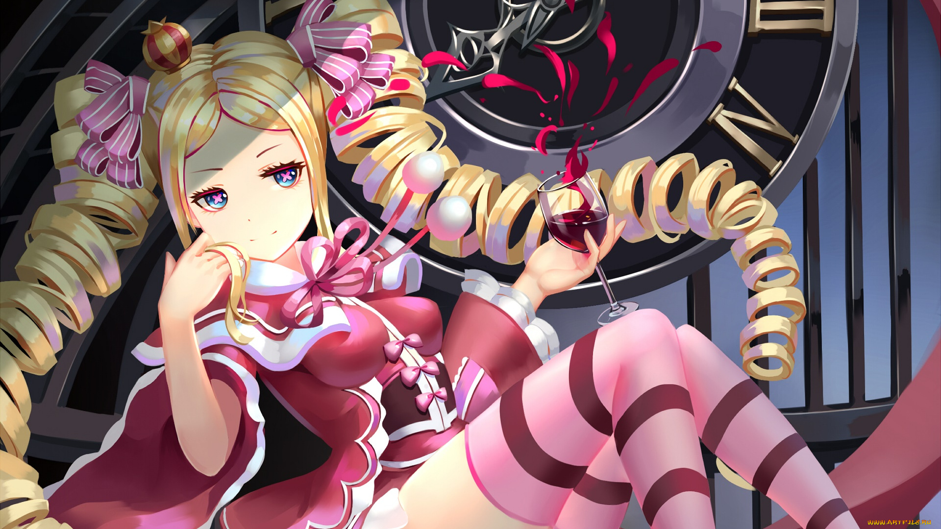 аниме, re, , zero, kara, hajimeru, isekai, seikatsu, девушка, взгляд, фон