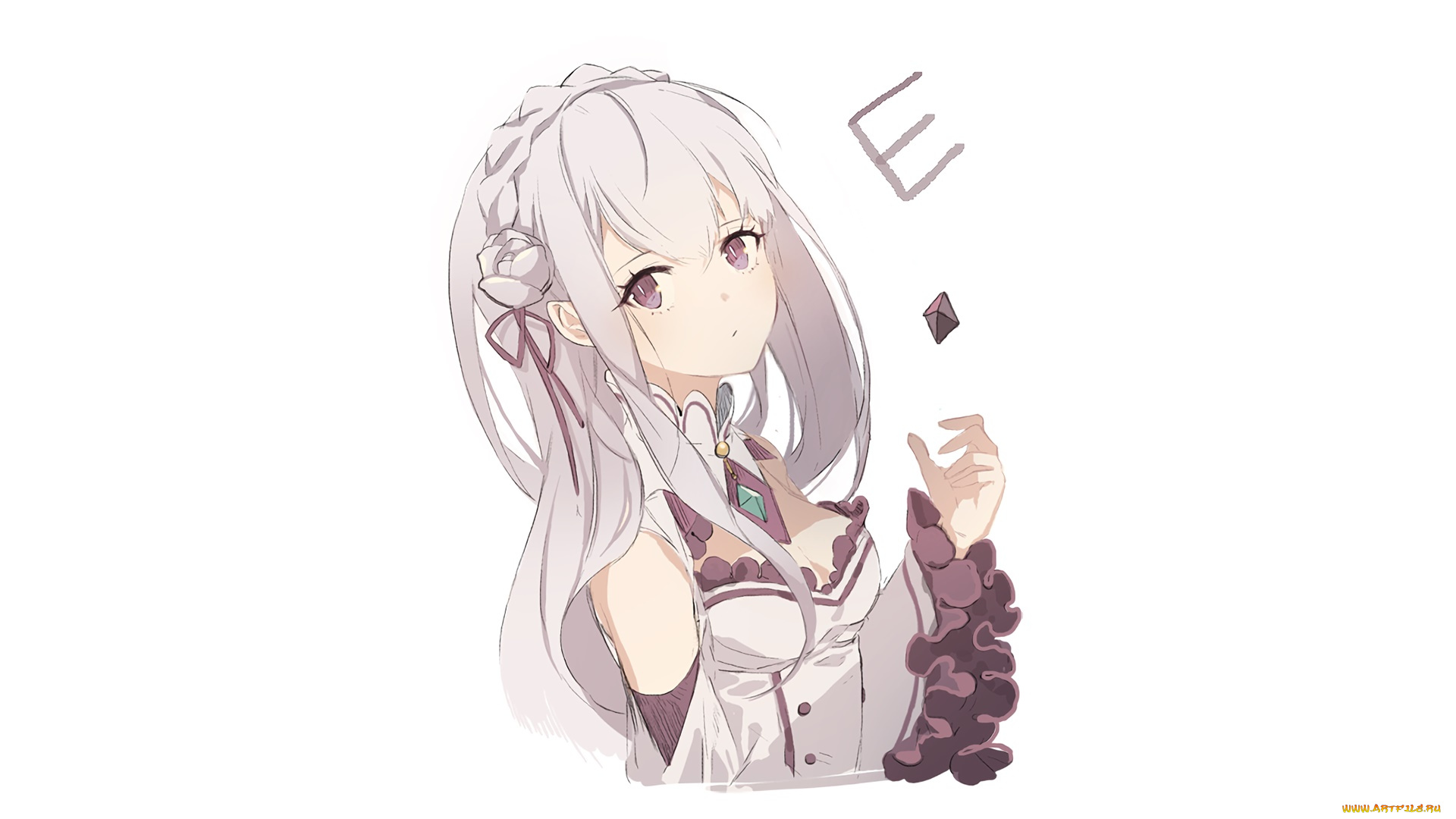 аниме, re, , zero, kara, hajimeru, isekai, seikatsu, фон, девушка