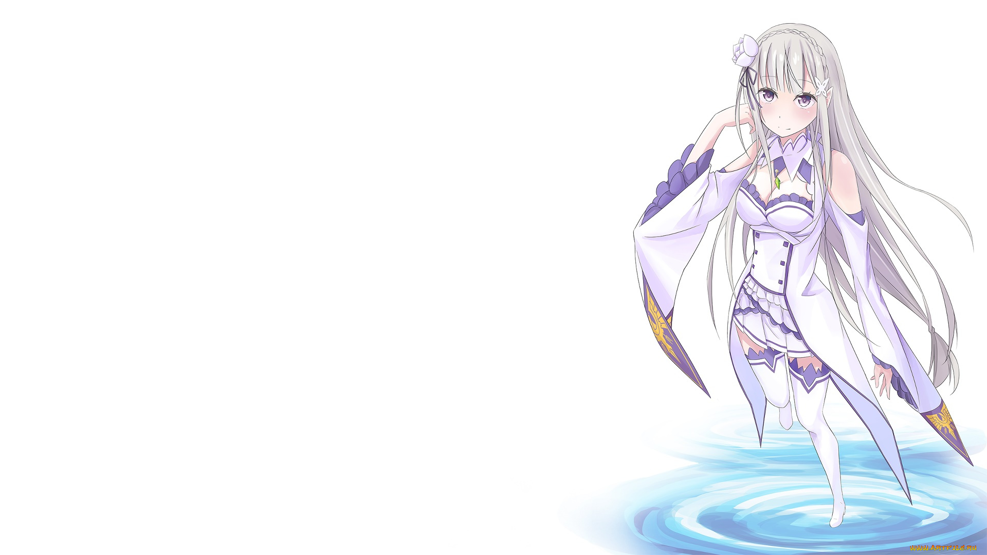 аниме, re, , zero, kara, hajimeru, isekai, seikatsu, девушка, фон