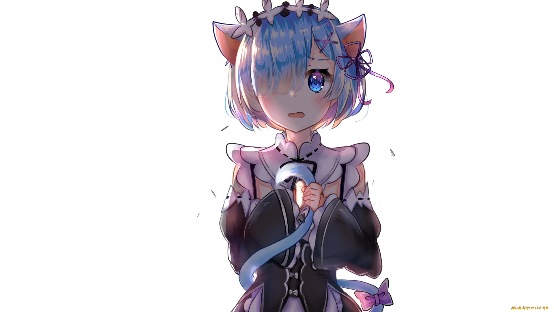 аниме, re, , zero, kara, hajimeru, isekai, seikatsu, рем