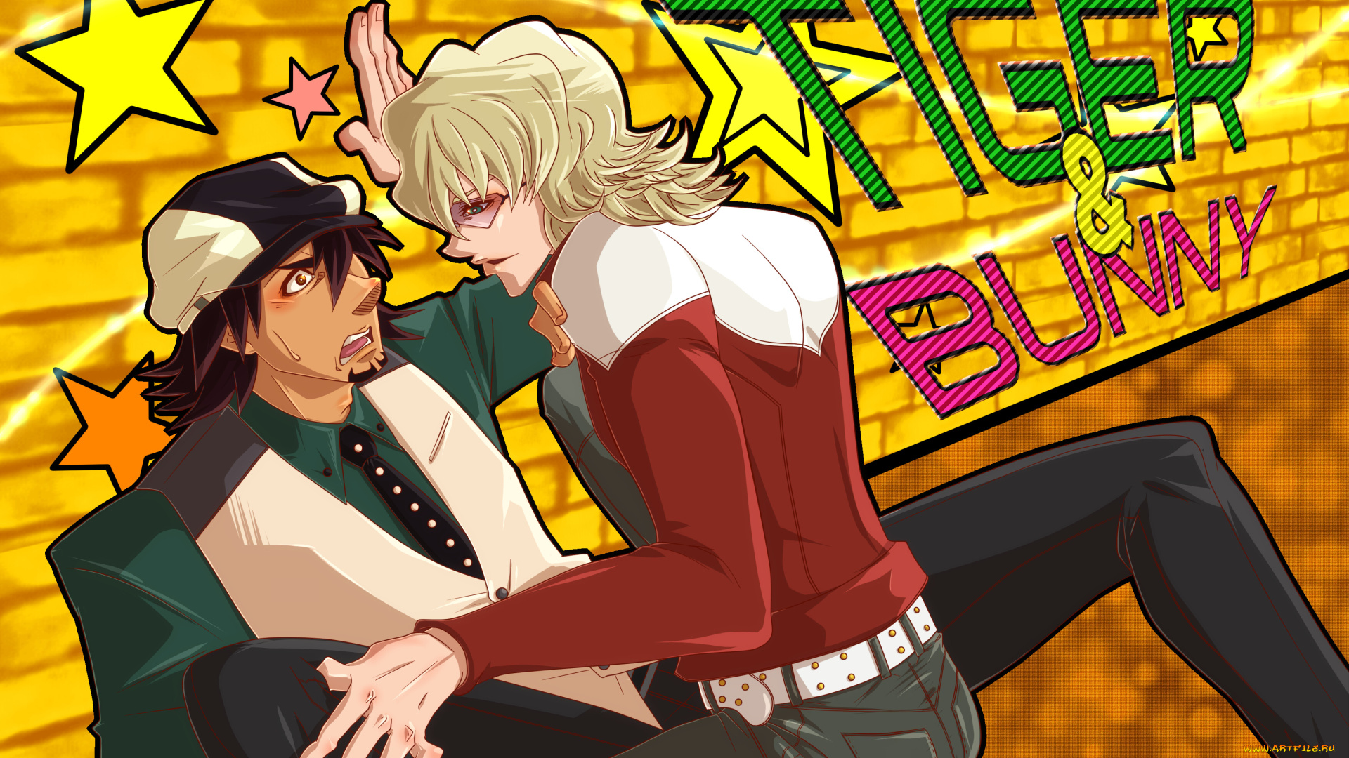 аниме, tiger, and, bunny, барнаби, котецу