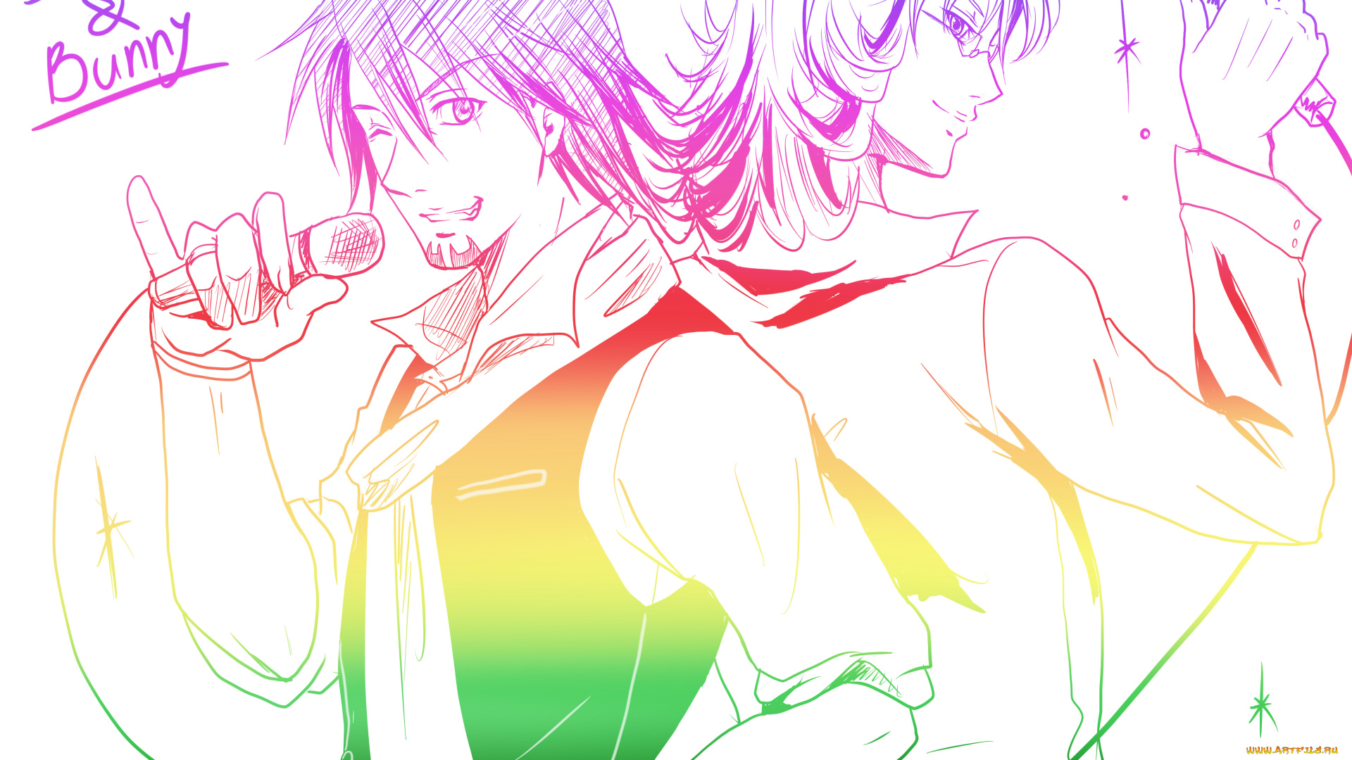 аниме, tiger, and, bunny, барнаби, котецу