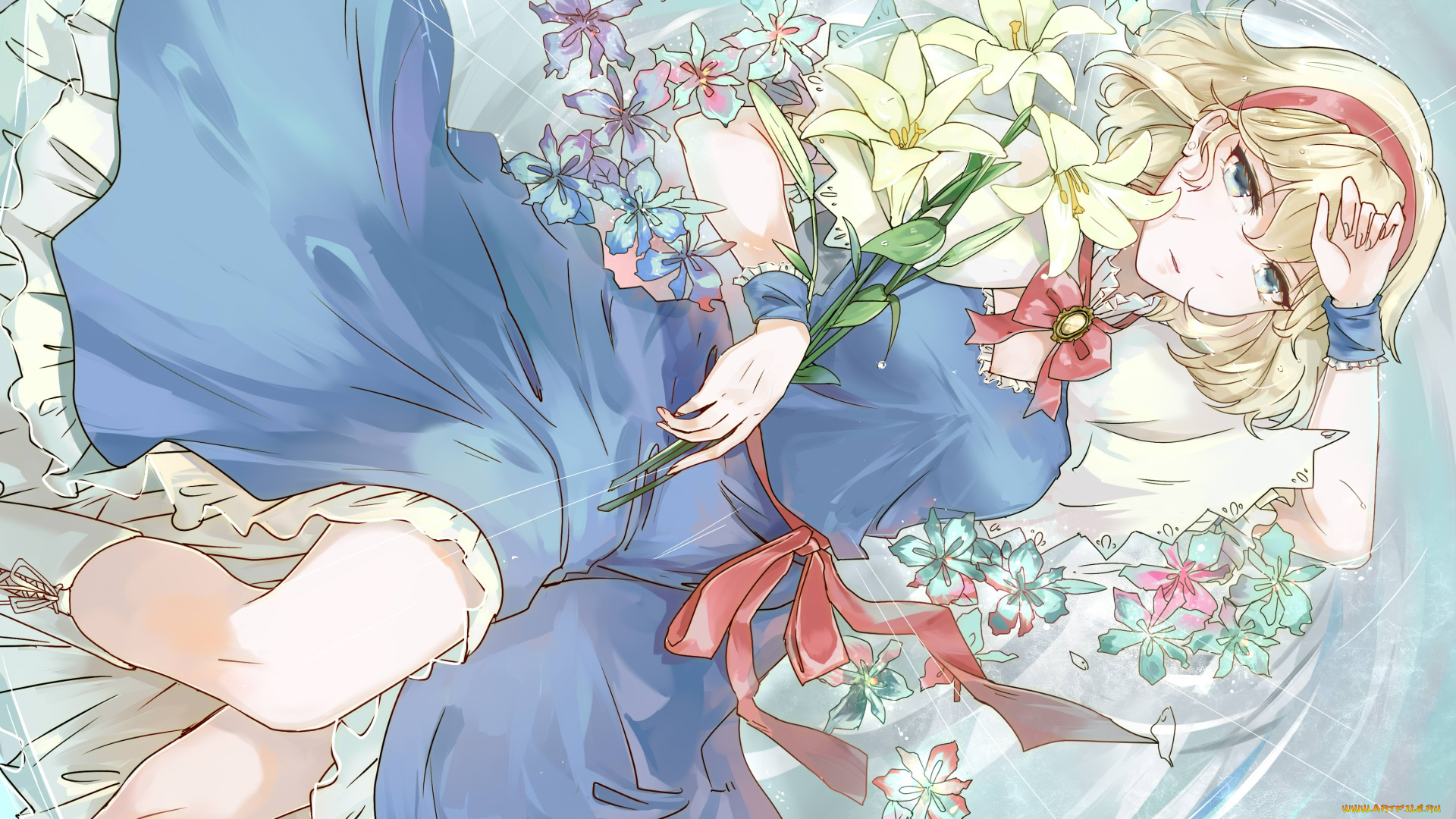 аниме, touhou, девушка