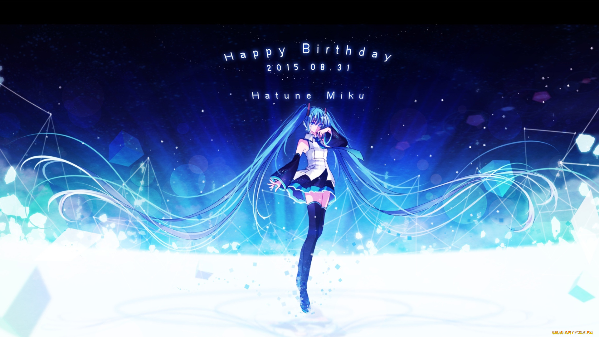 аниме, vocaloid, hatsune, miku