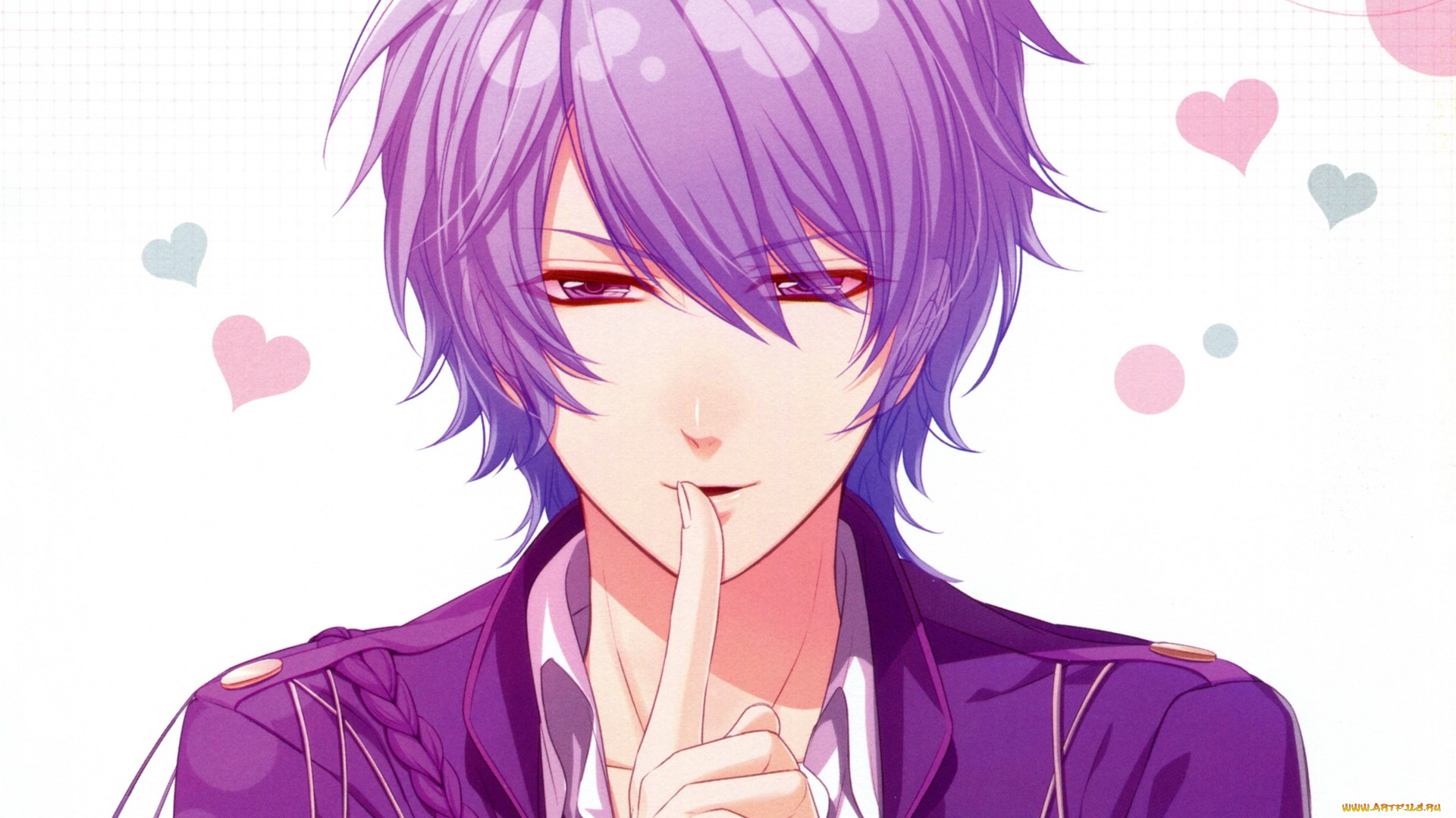 glass, heart, princess, аниме, парень