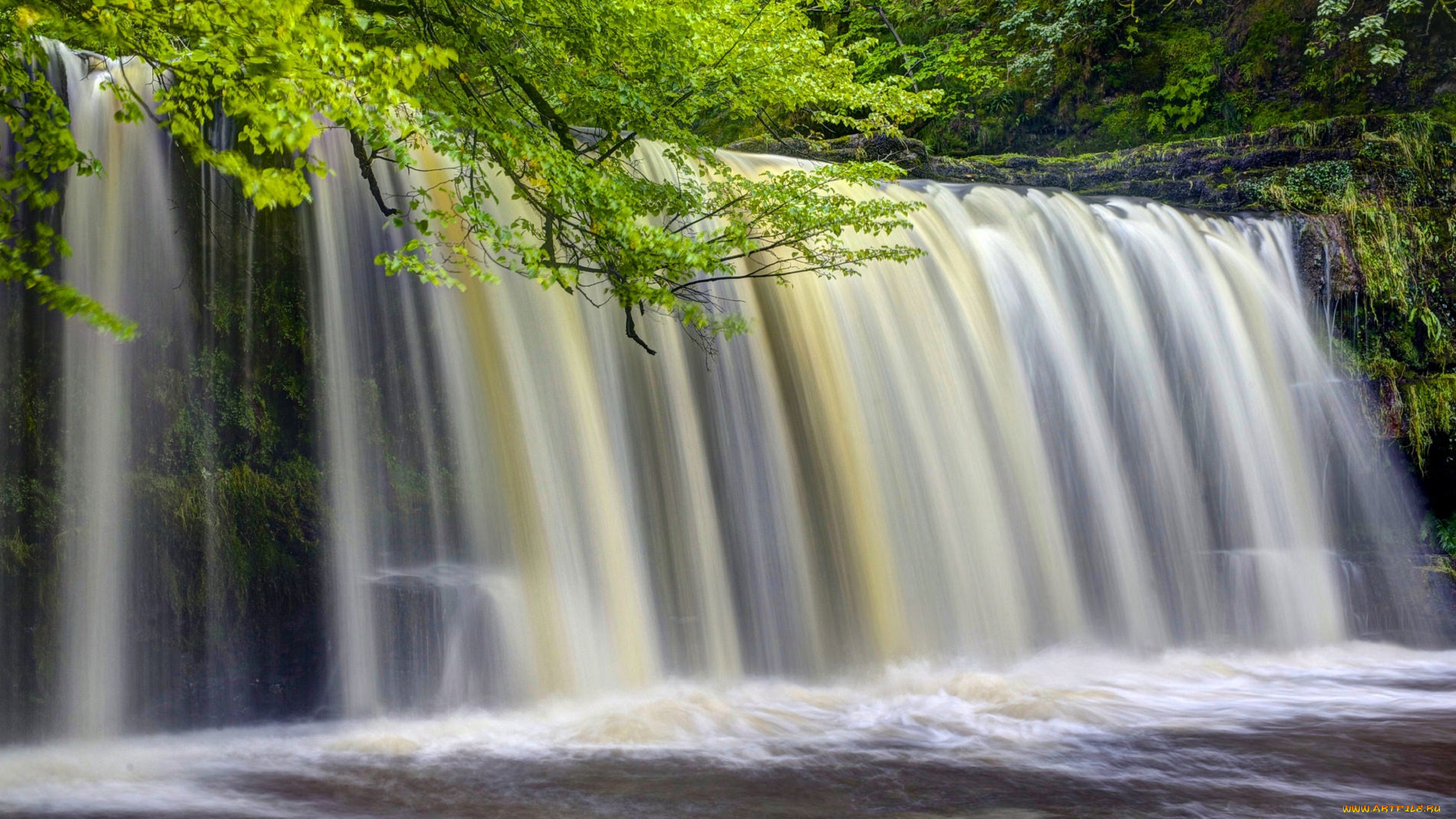 природа, водопады, водопад