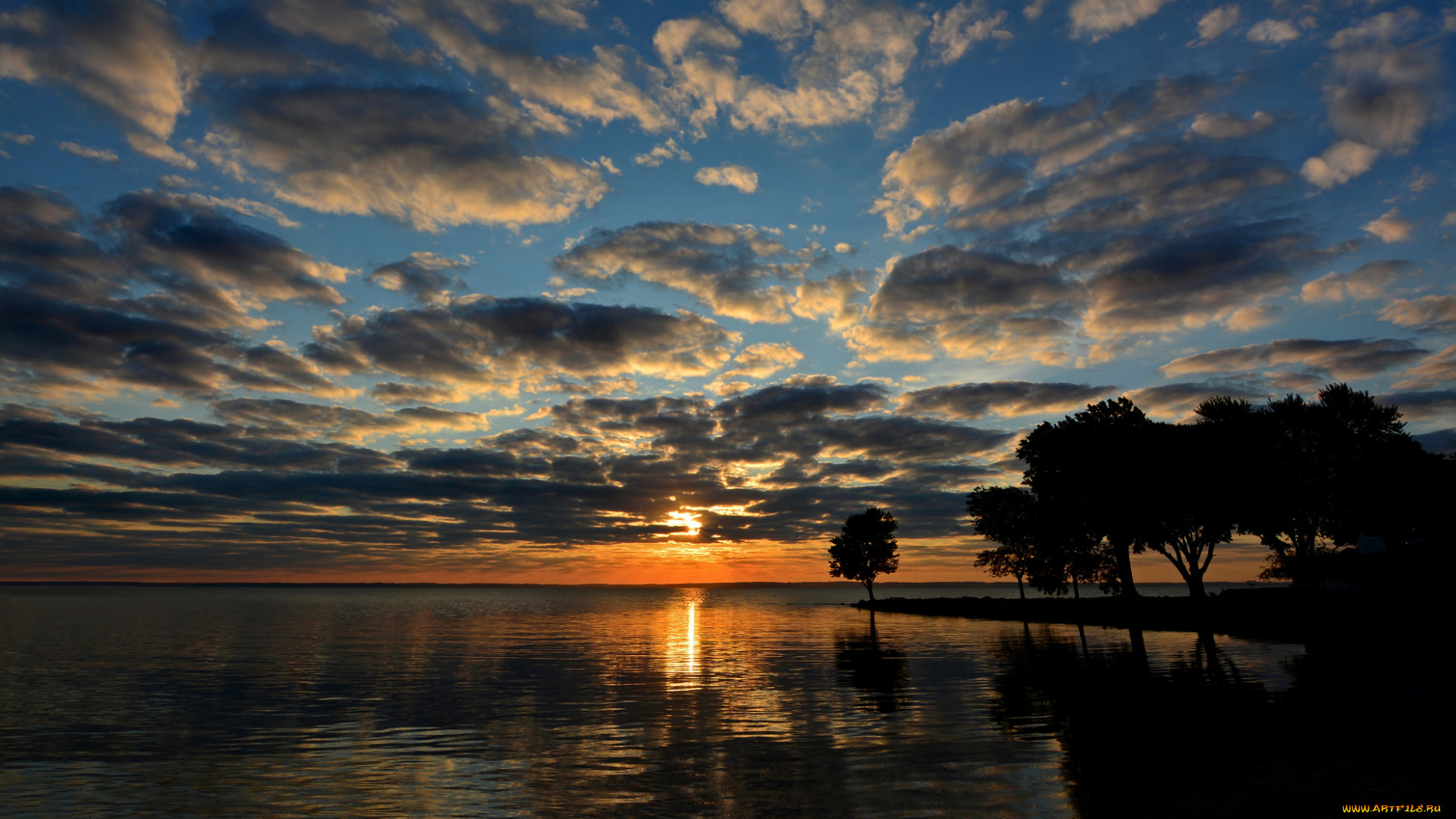 природа, восходы, закаты, закат