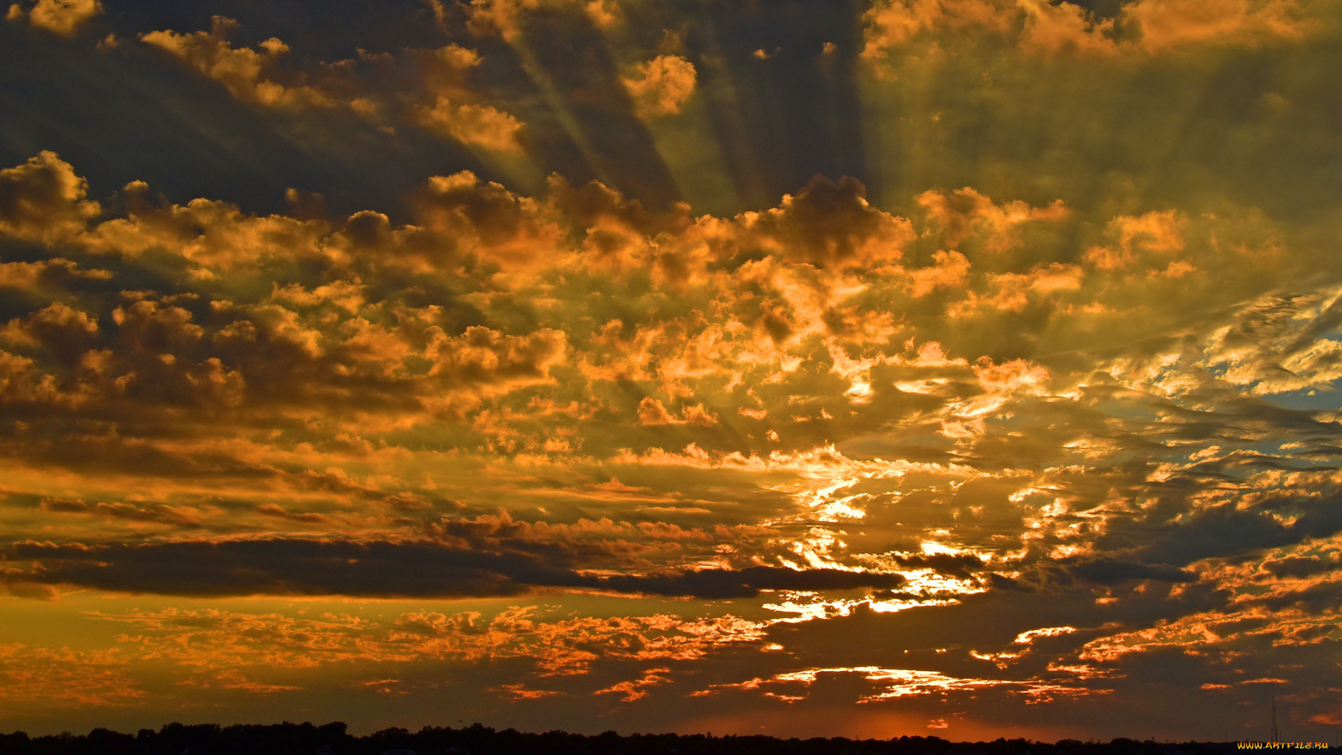 природа, восходы, закаты, закат