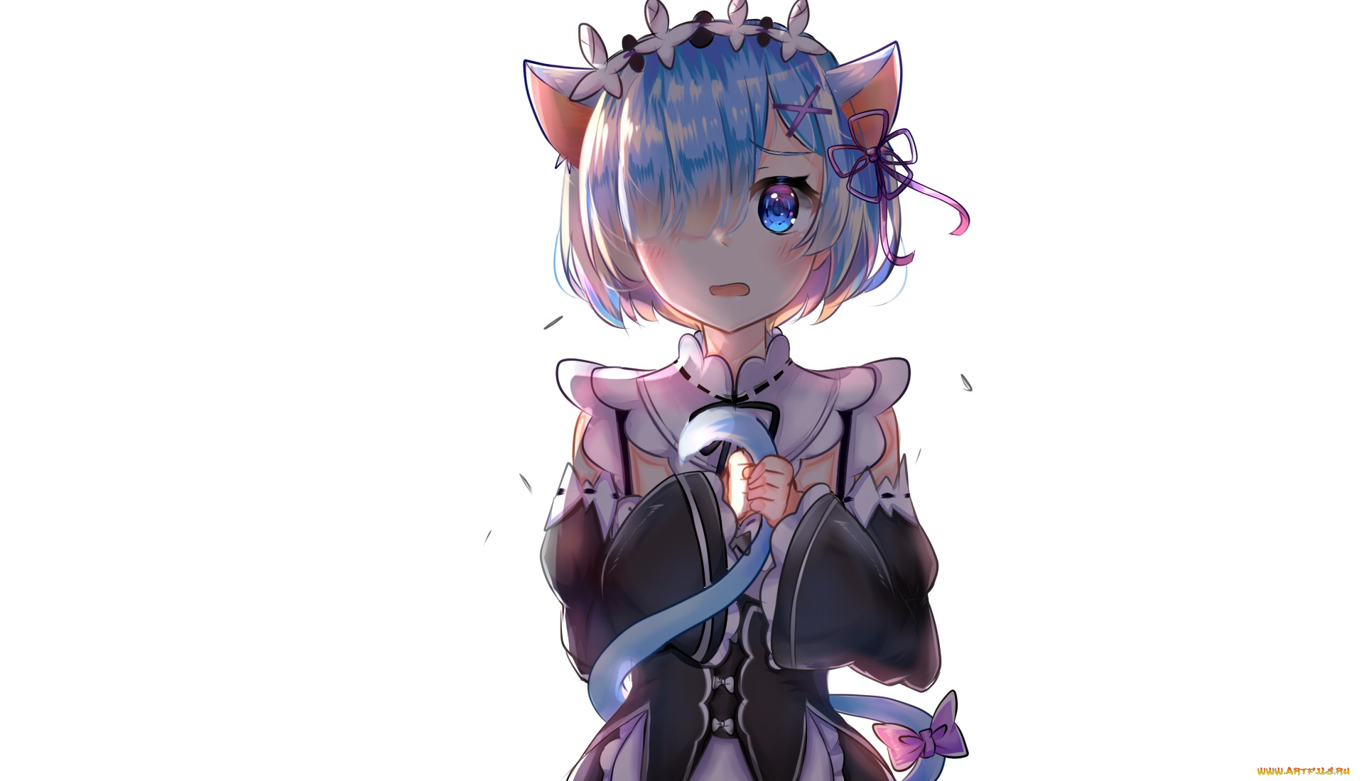 аниме, re, , zero, kara, hajimeru, isekai, seikatsu, рем