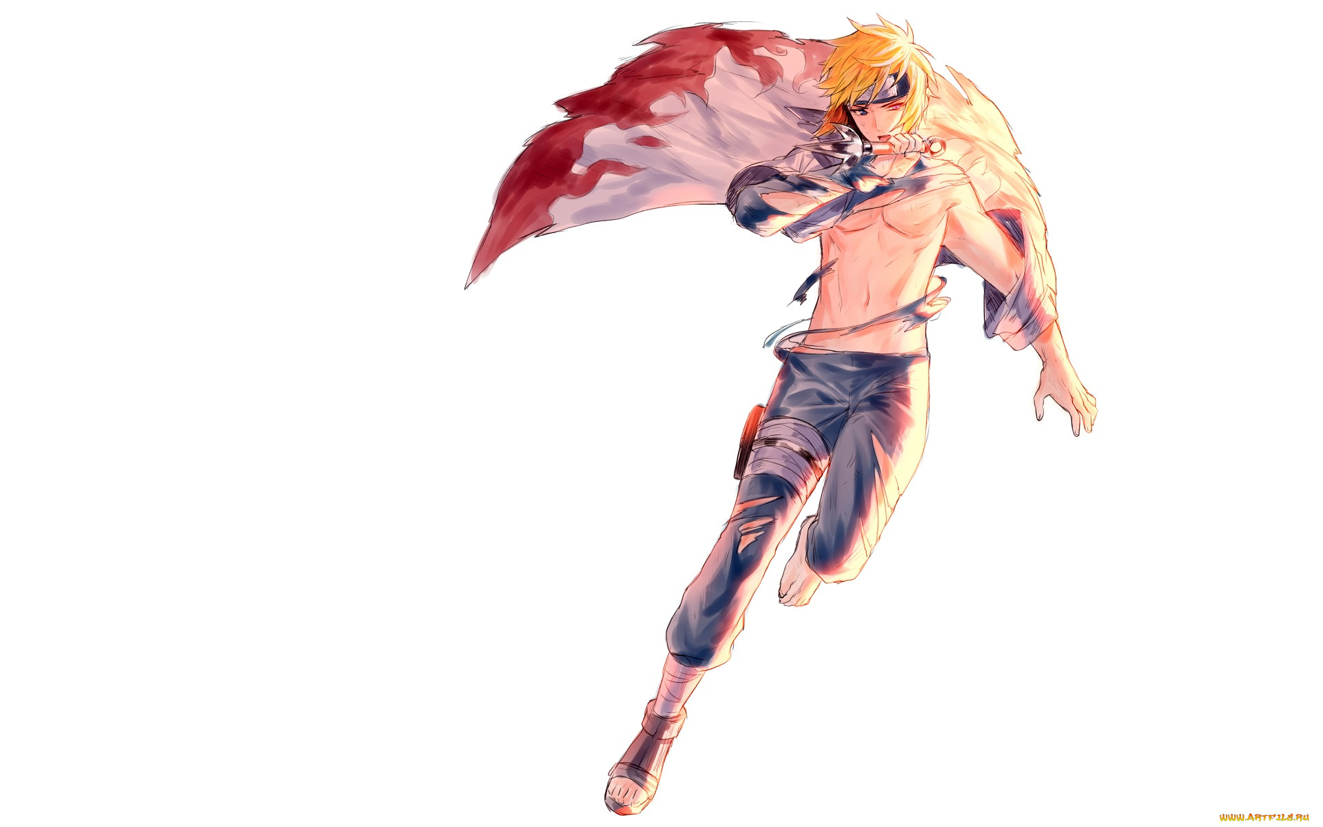 аниме, naruto, namikaze, minato