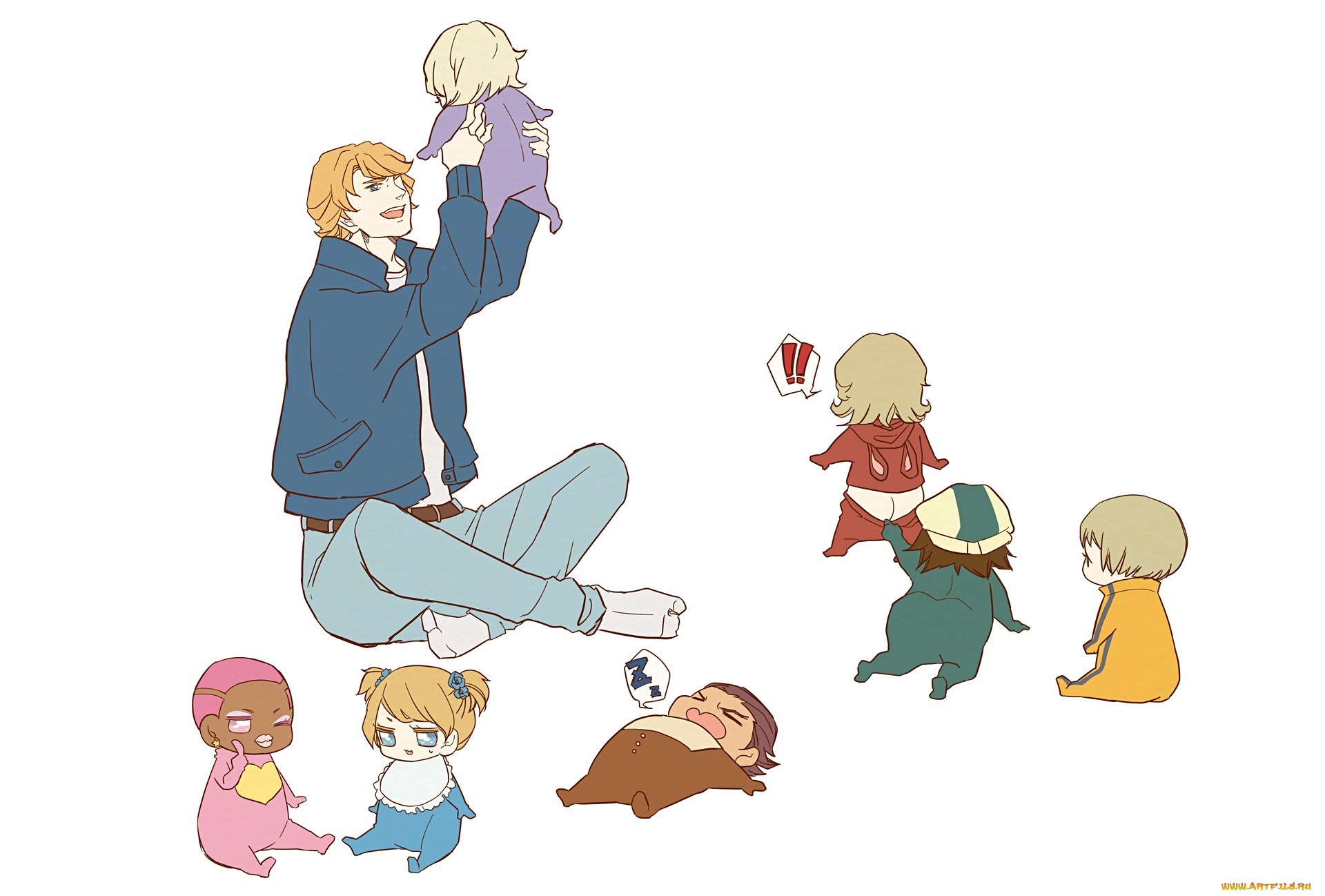 аниме, tiger, and, bunny, малыши, небоскрёб