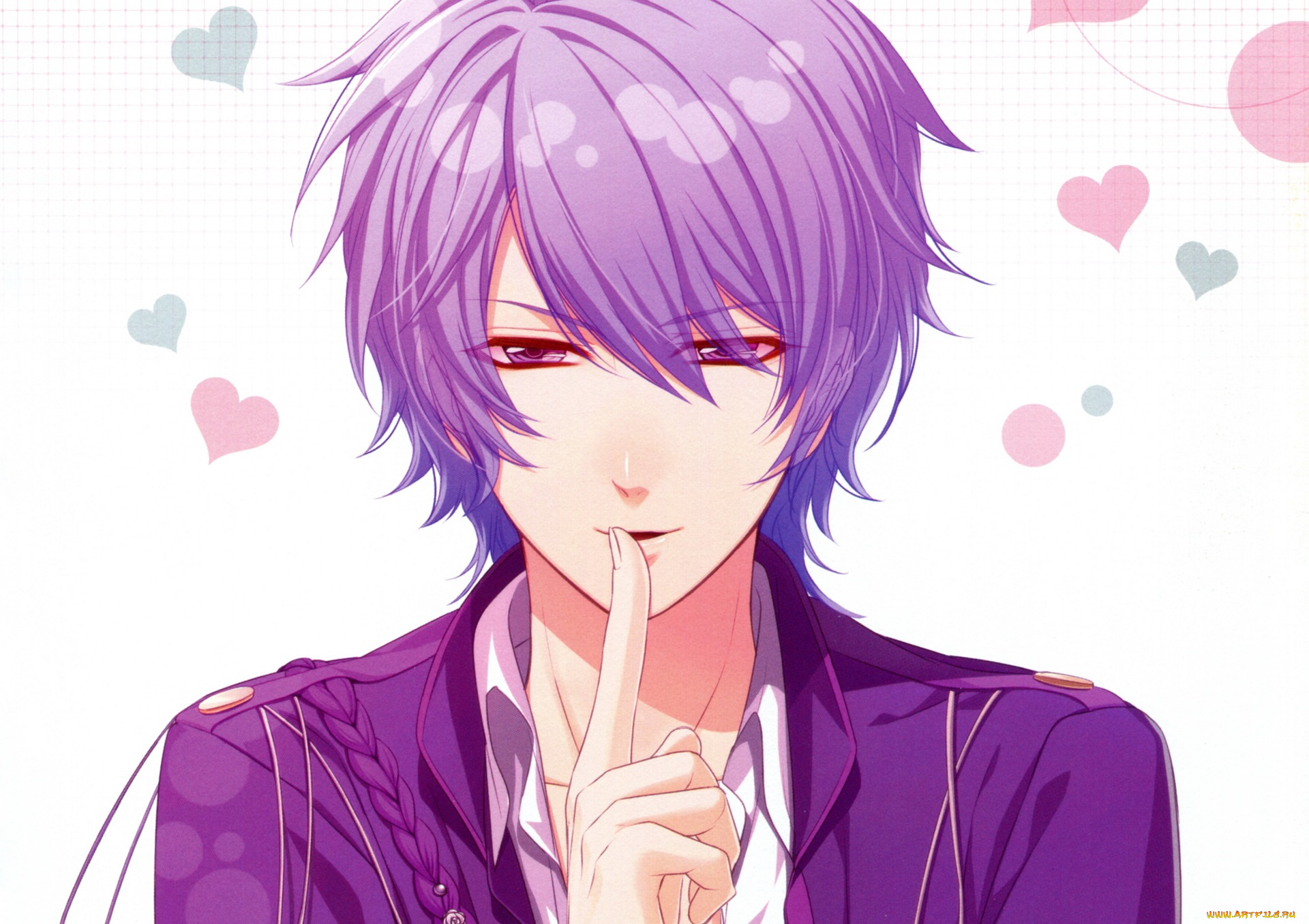 glass, heart, princess, аниме, парень