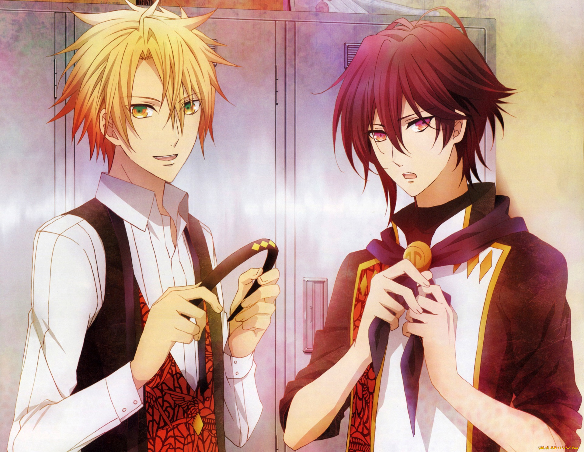 аниме, amnesia, парни