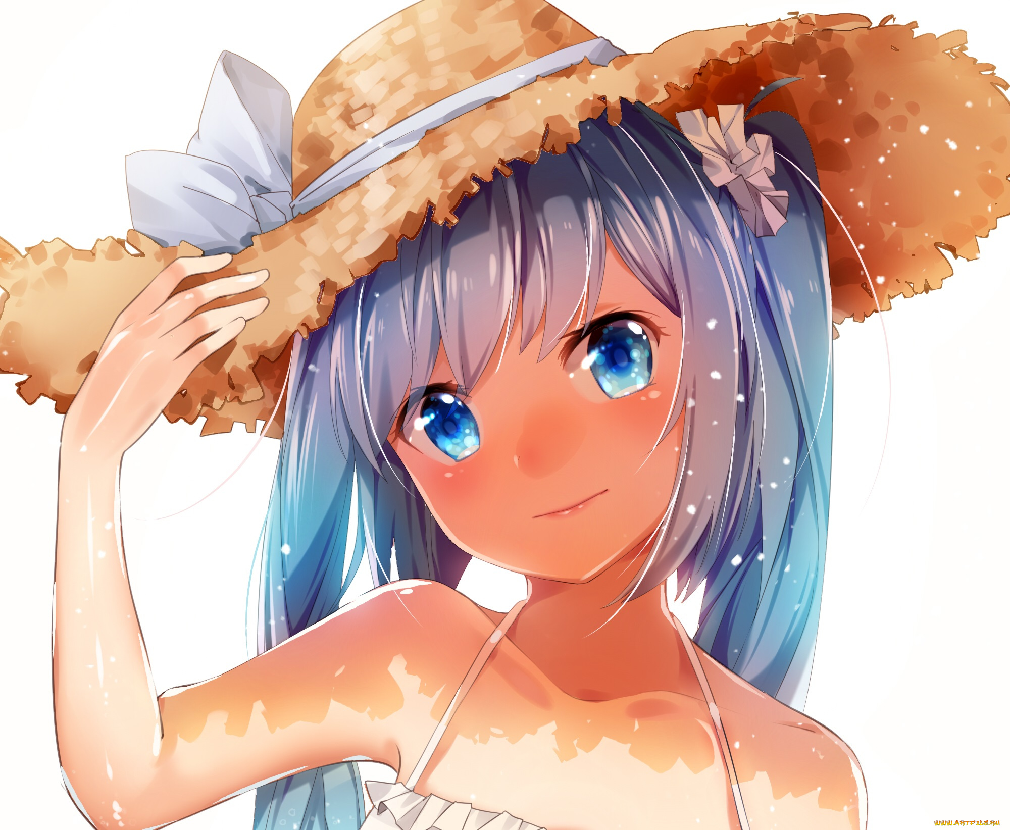 аниме, vocaloid, девушка