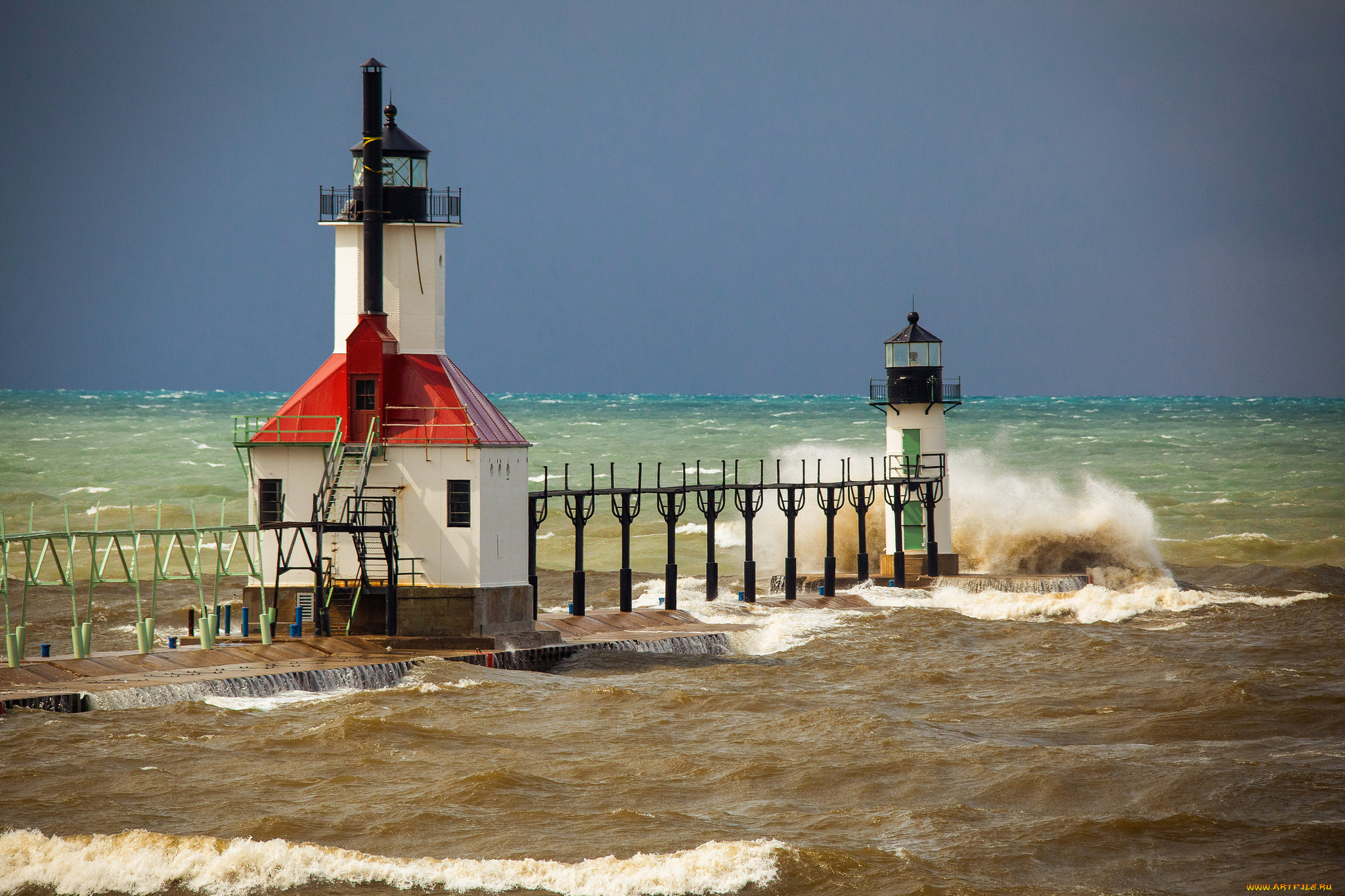 природа, маяки, побережье, маяк