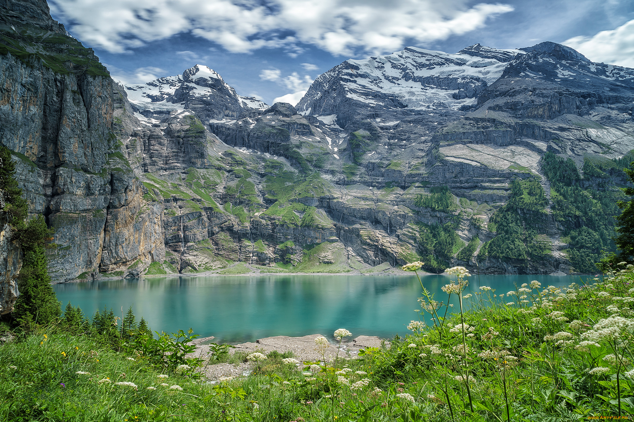 природа, реки, озера, озеро, скалы