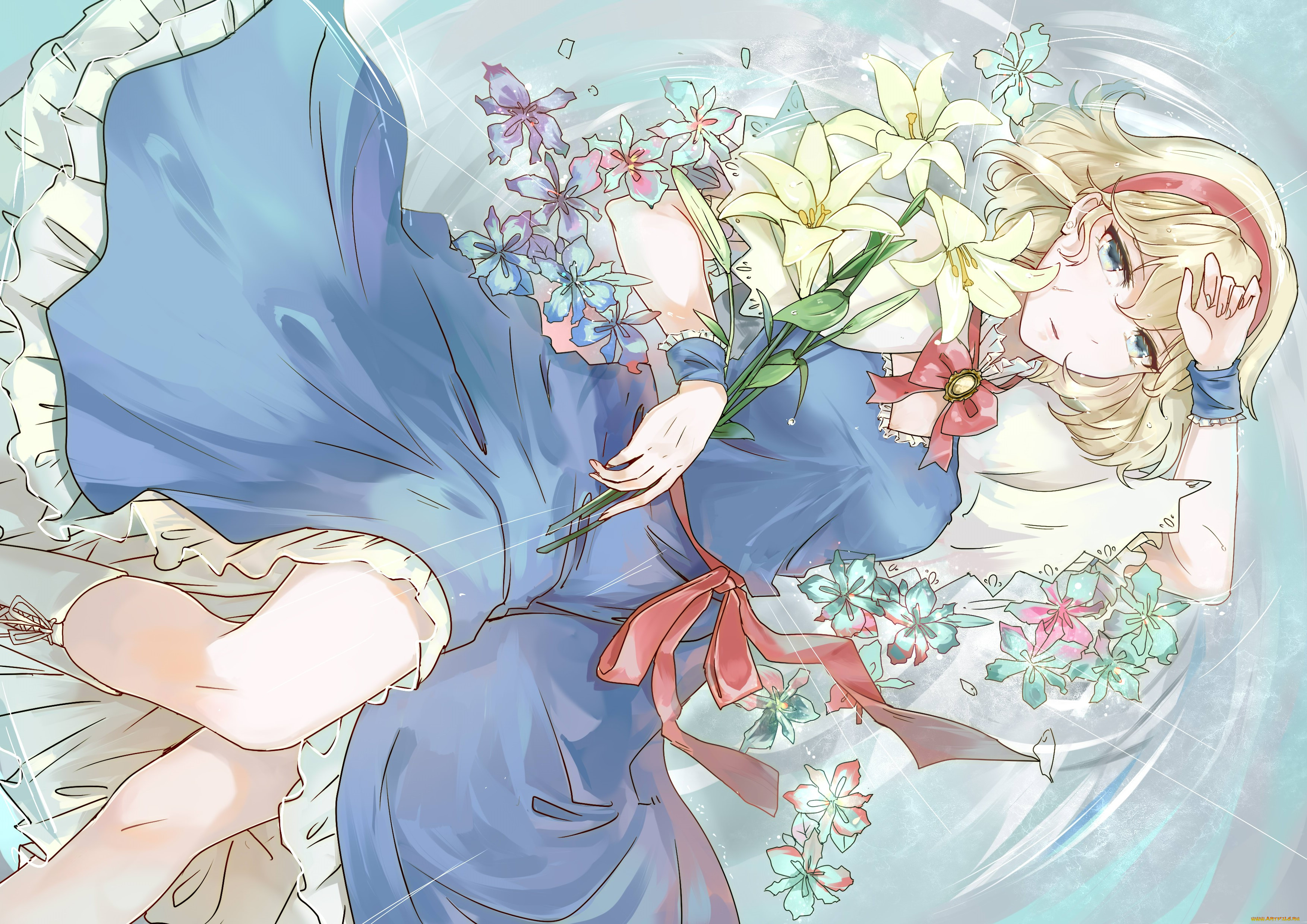 аниме, touhou, девушка