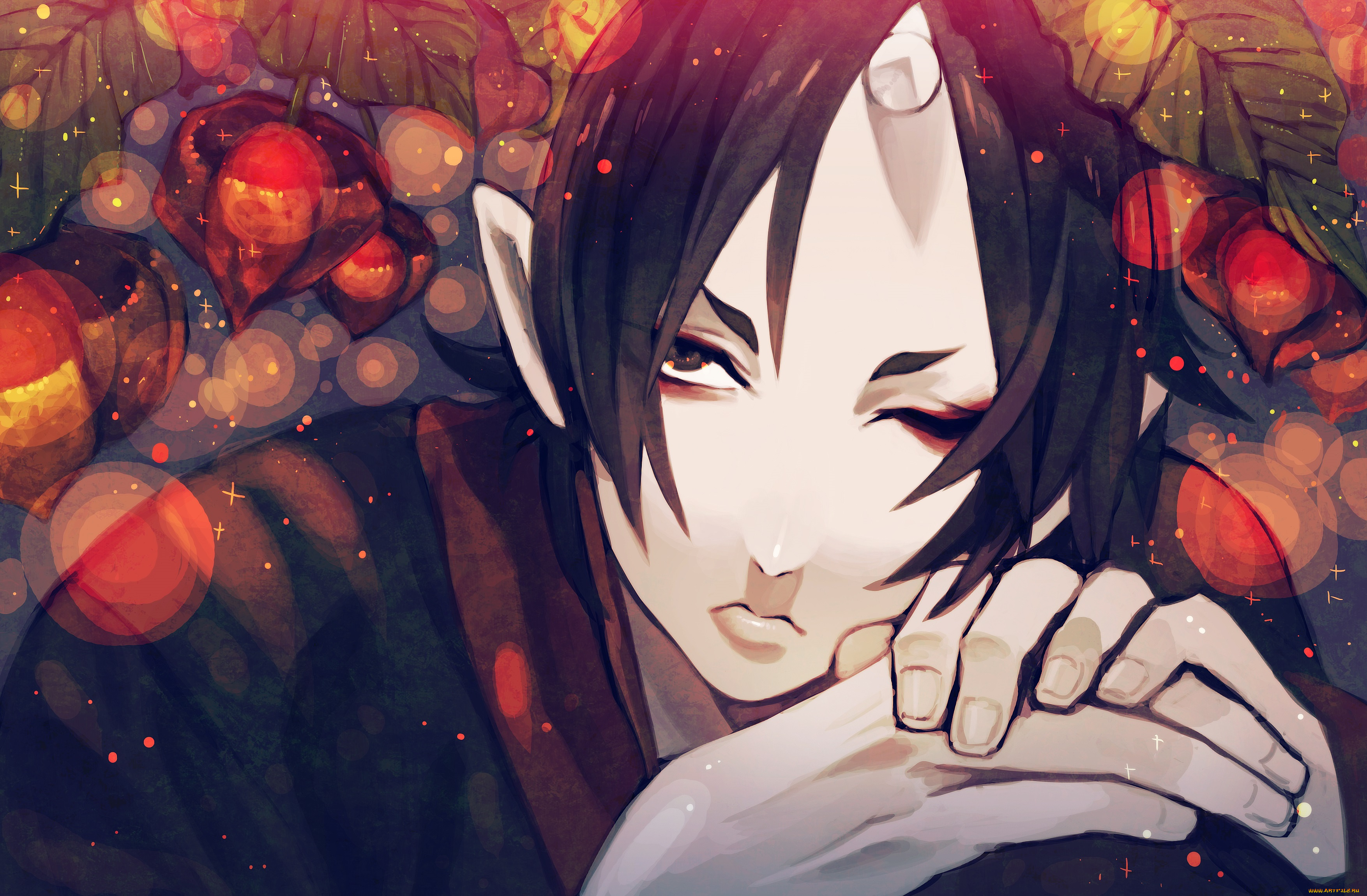 аниме, hoozuki, no, reitetsu, hoozuki