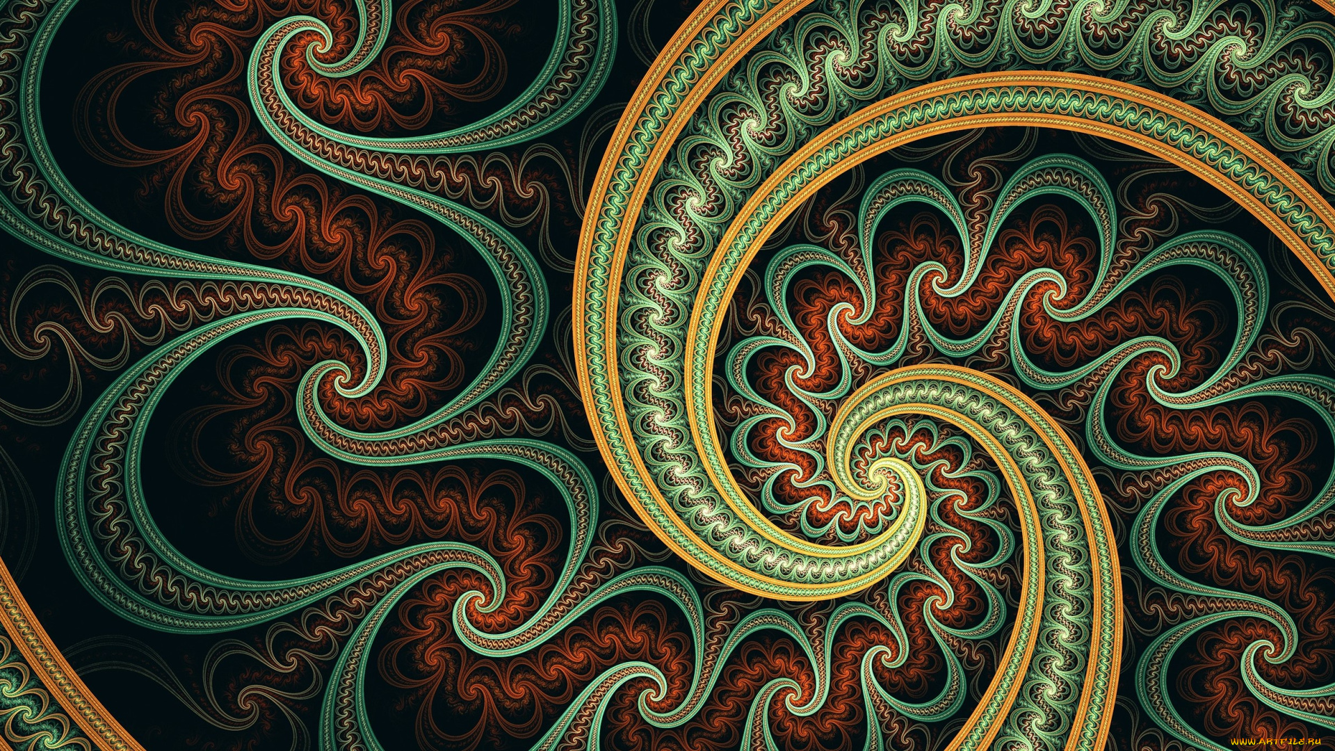 3д, графика, фракталы, , fractal, цвета, фон, узор