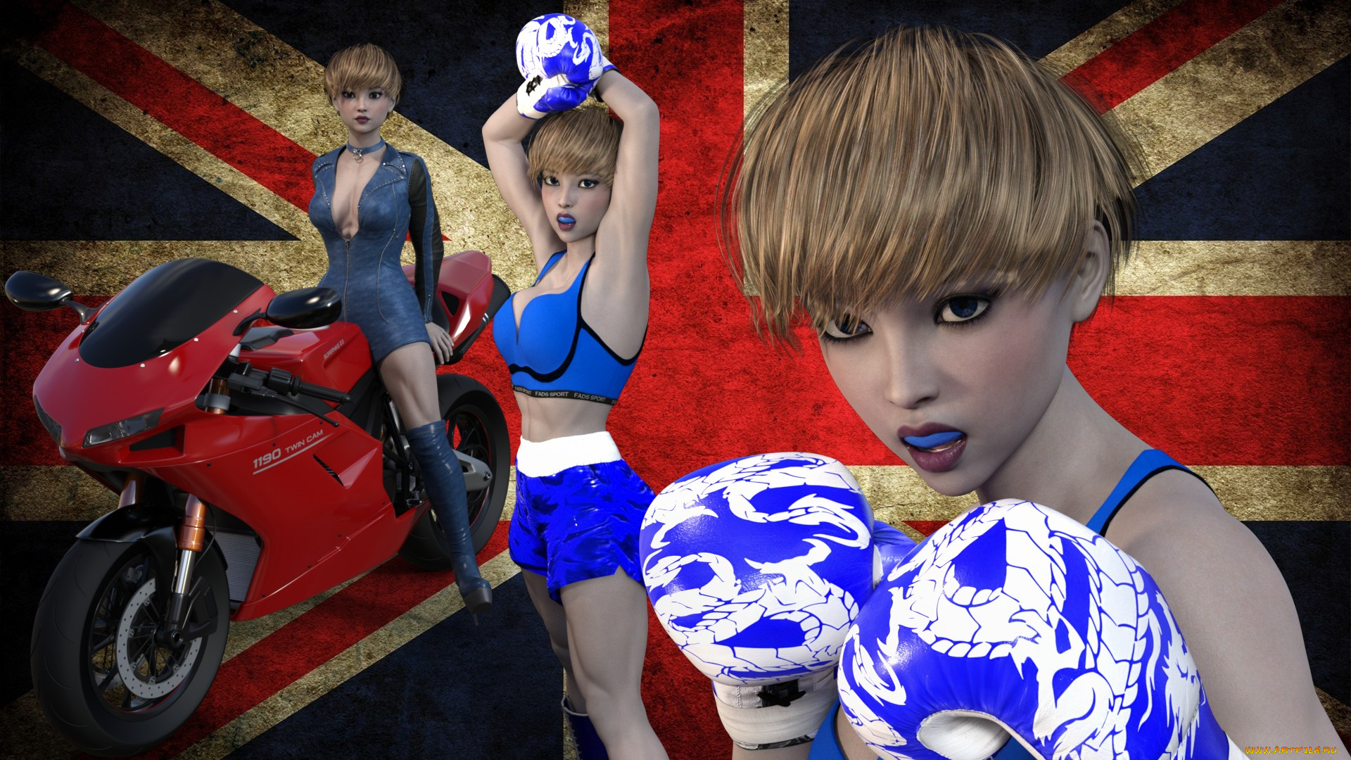 3д, графика, спорт, , sport, поза, фон, взгляд, девушка