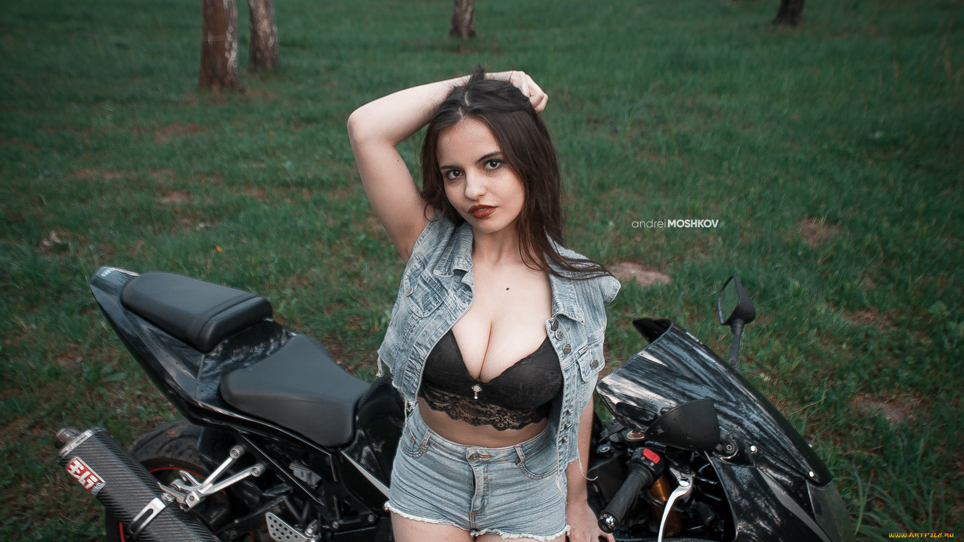 moto, girl, мотоциклы, мото, с, девушкой, girl, moto