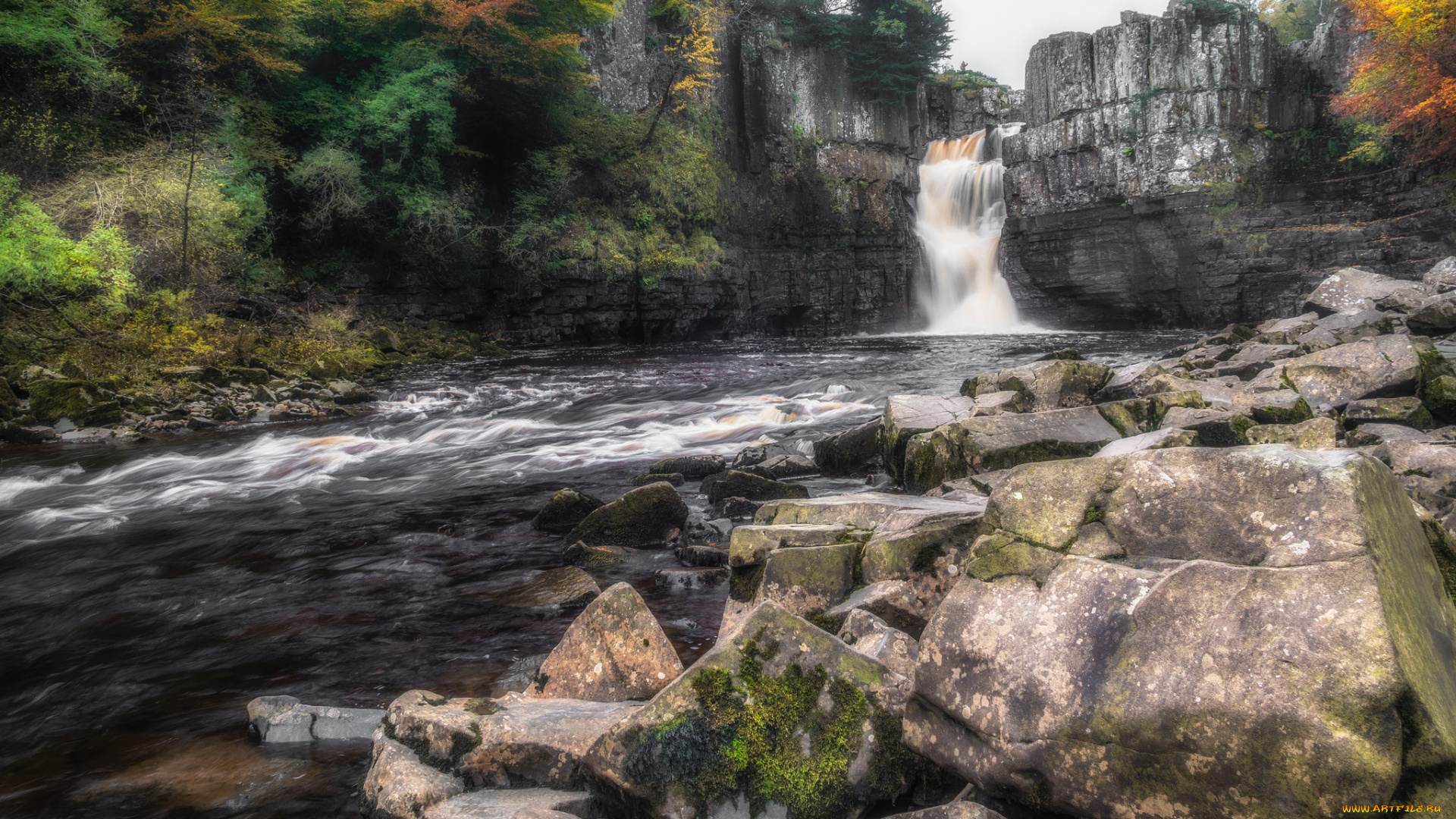 природа, водопады, простор