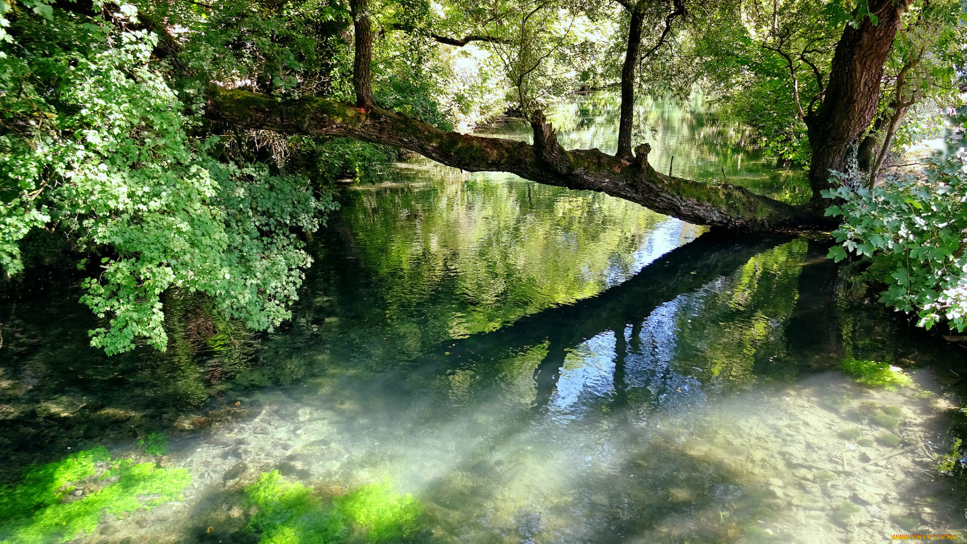 природа, водопады, простор