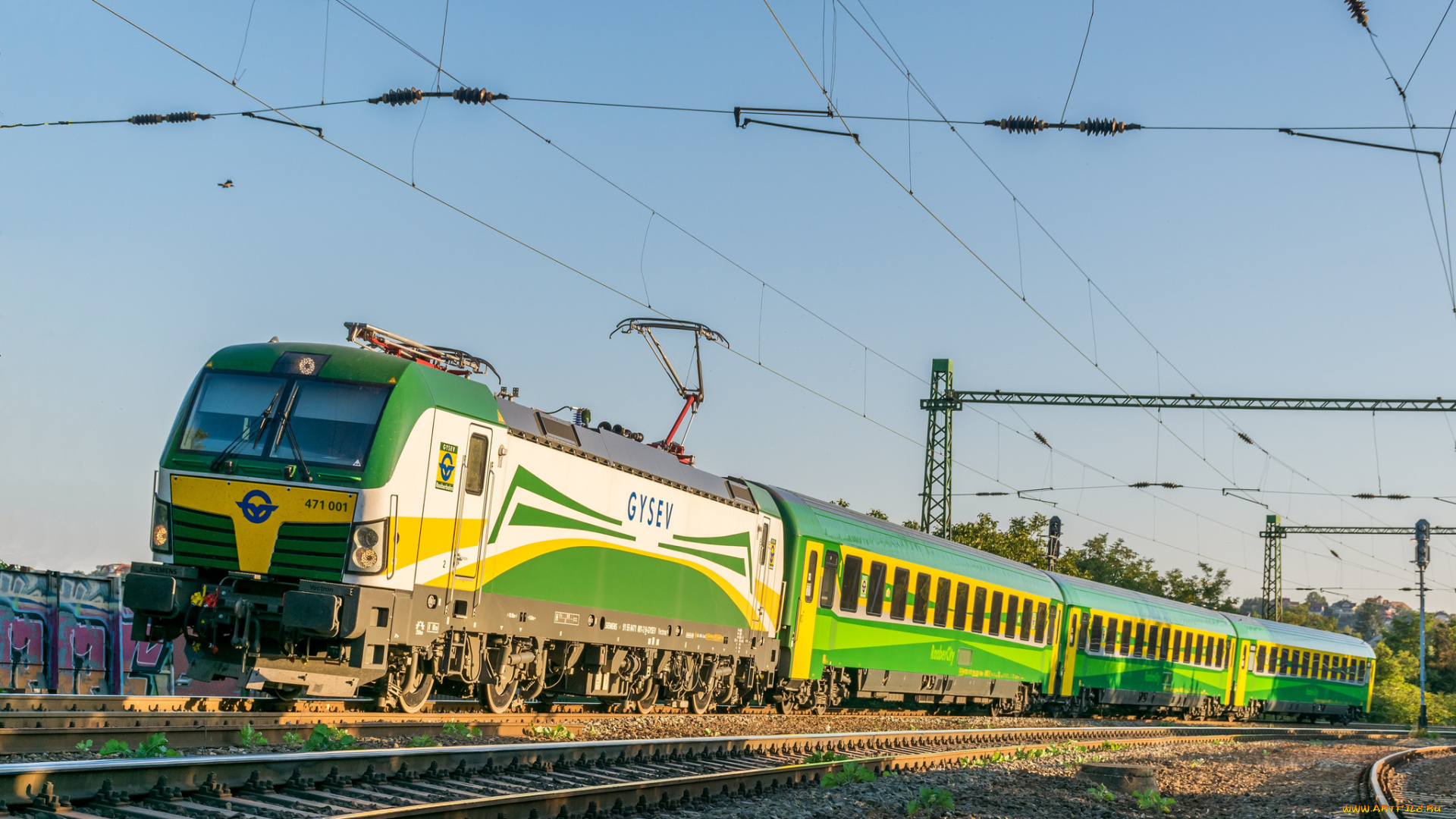 техника, электровозы, локомотив, состав