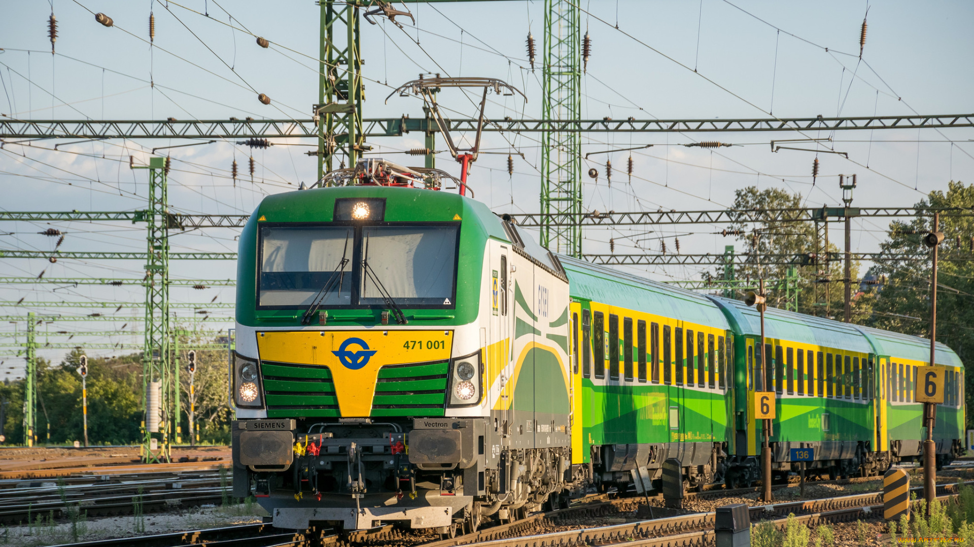 техника, электровозы, локомотив, состав