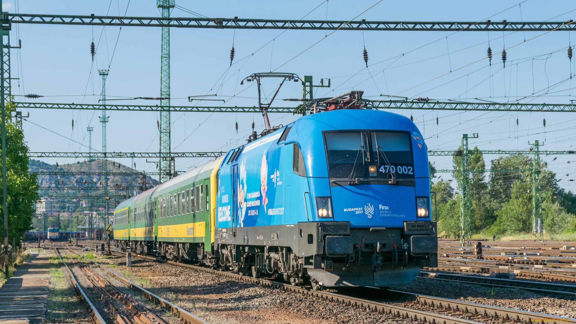 техника, электровозы, локомотив, состав