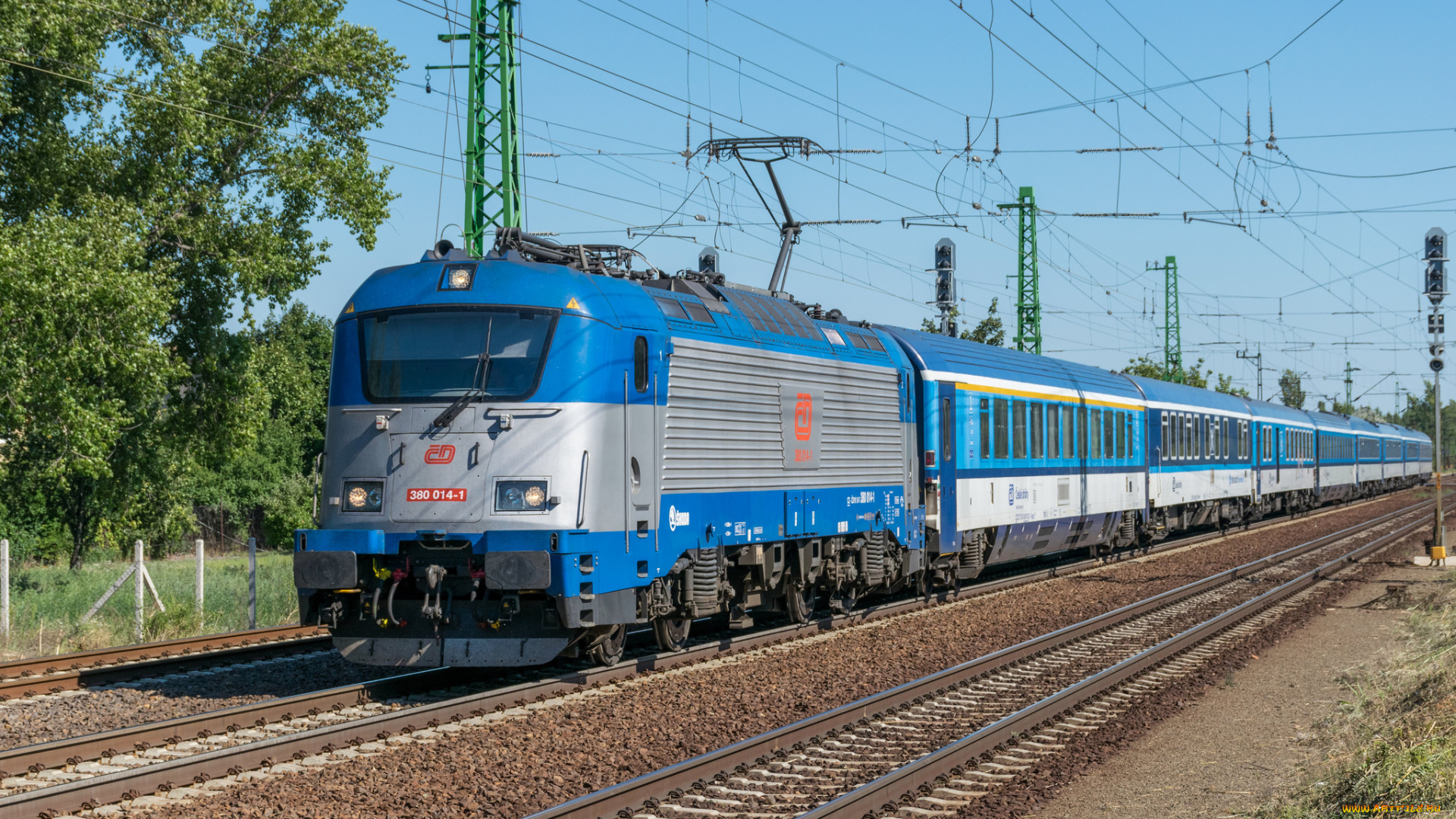 техника, электровозы, локомотив, состав