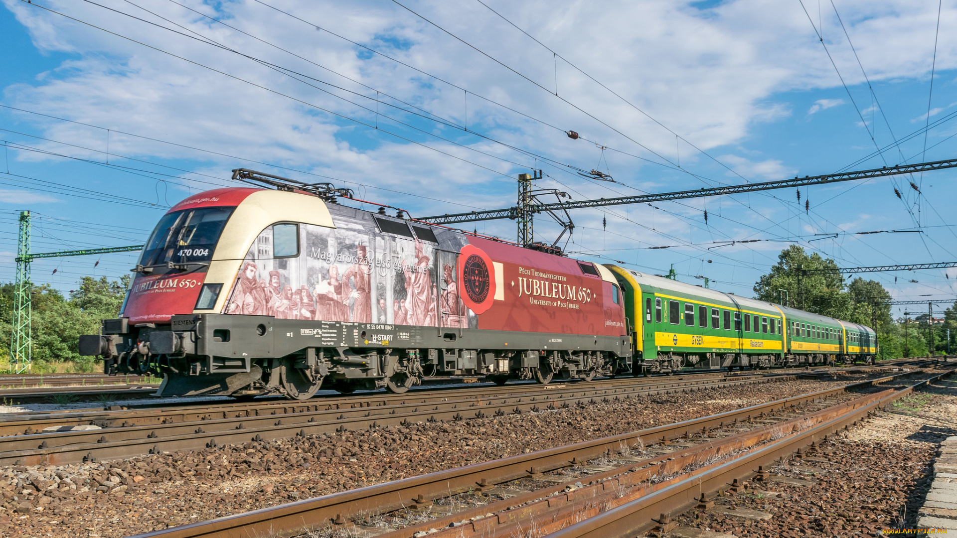 техника, электровозы, состав, локомотив