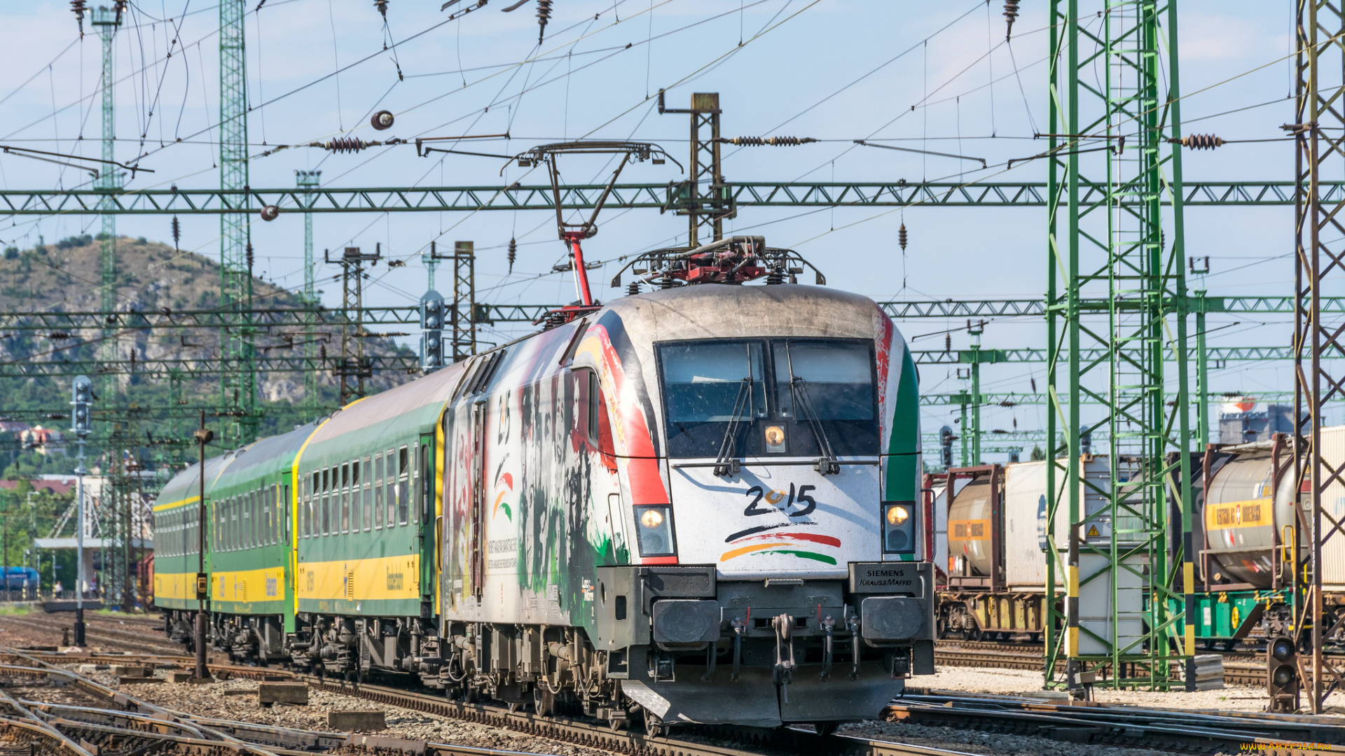 техника, электровозы, состав, локомотив