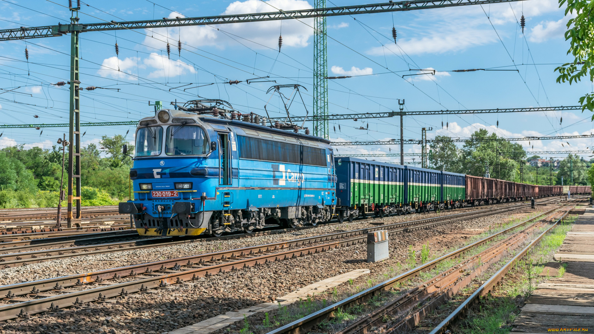 техника, электровозы, состав, локомотив