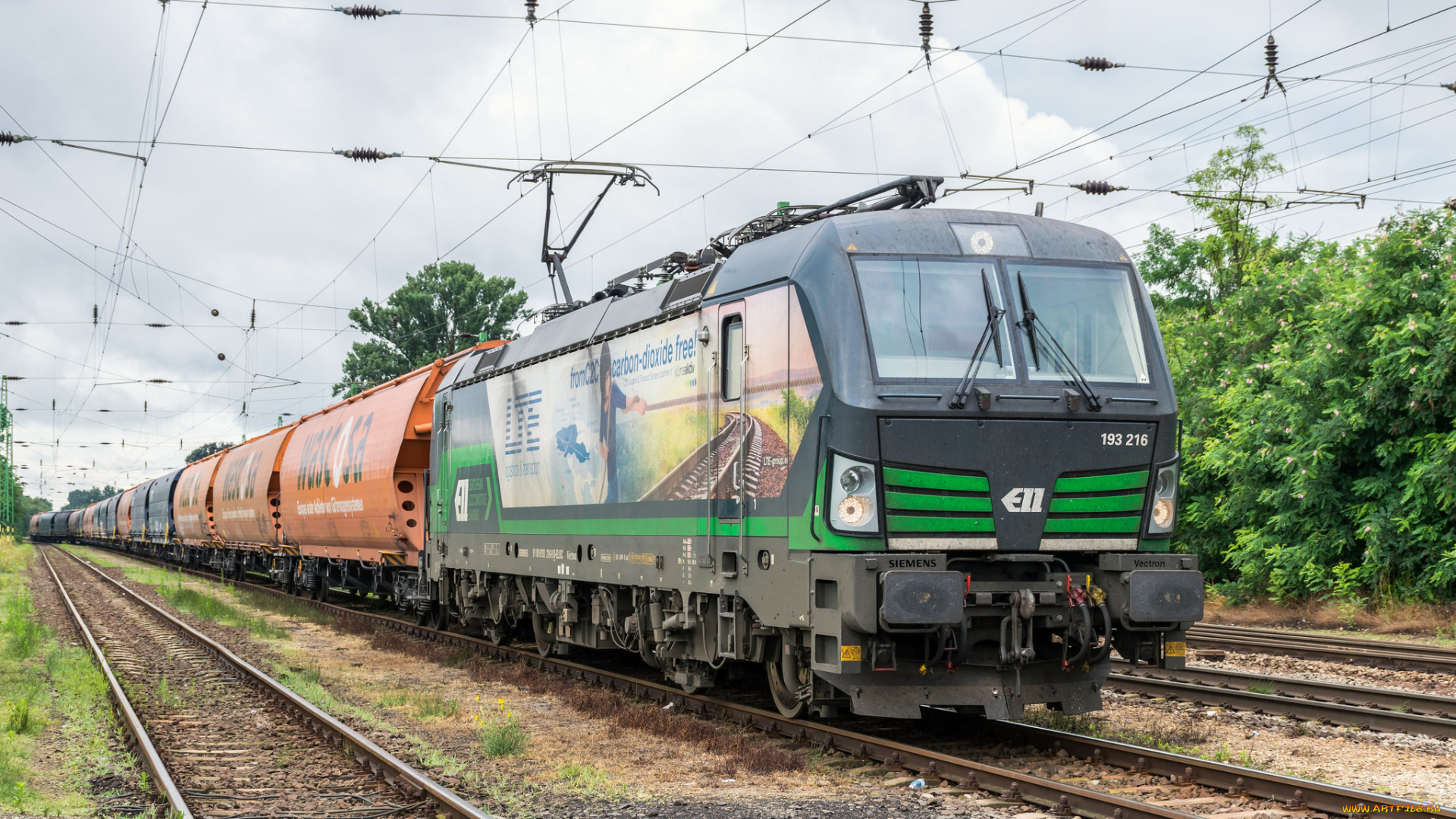 техника, электровозы, состав, локомотив