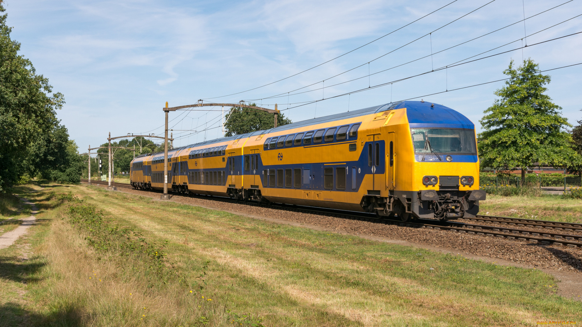 техника, поезда, локомотив, состав