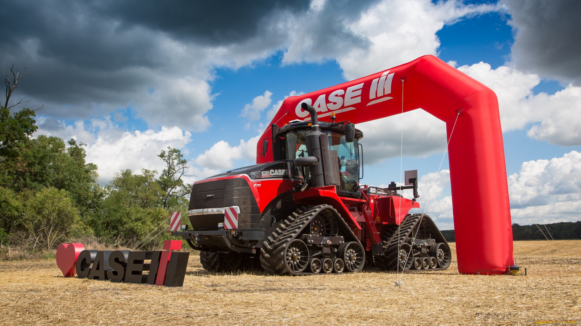 техника, тракторы, на, гусенецах, работы, сельхоз