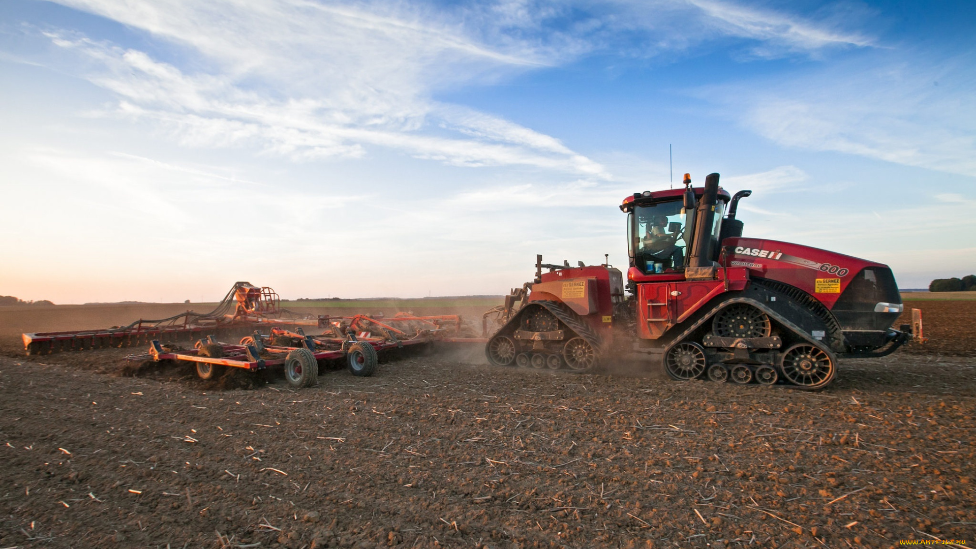 техника, тракторы, на, гусенецах, сельхоз, работы